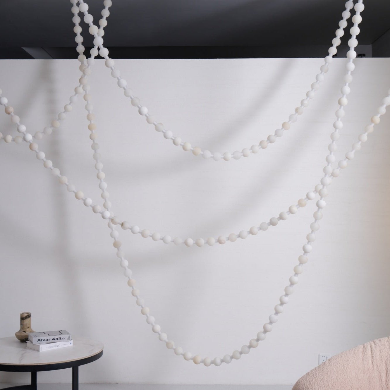 Alabaster Pearl Necklace Chandelier - Letslighting
