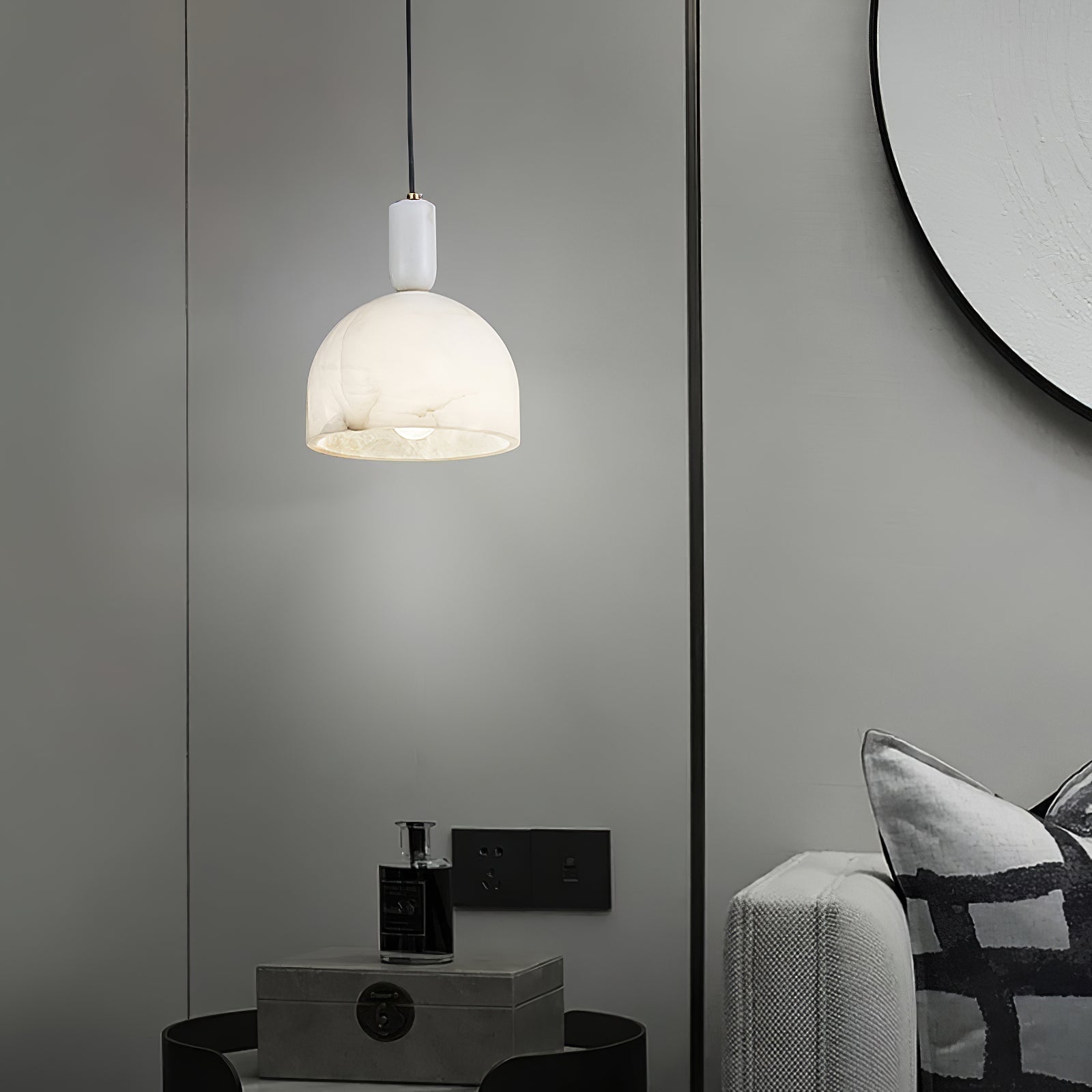 Culiror Minimalist Alabaster Pendant Light - Letslighting
