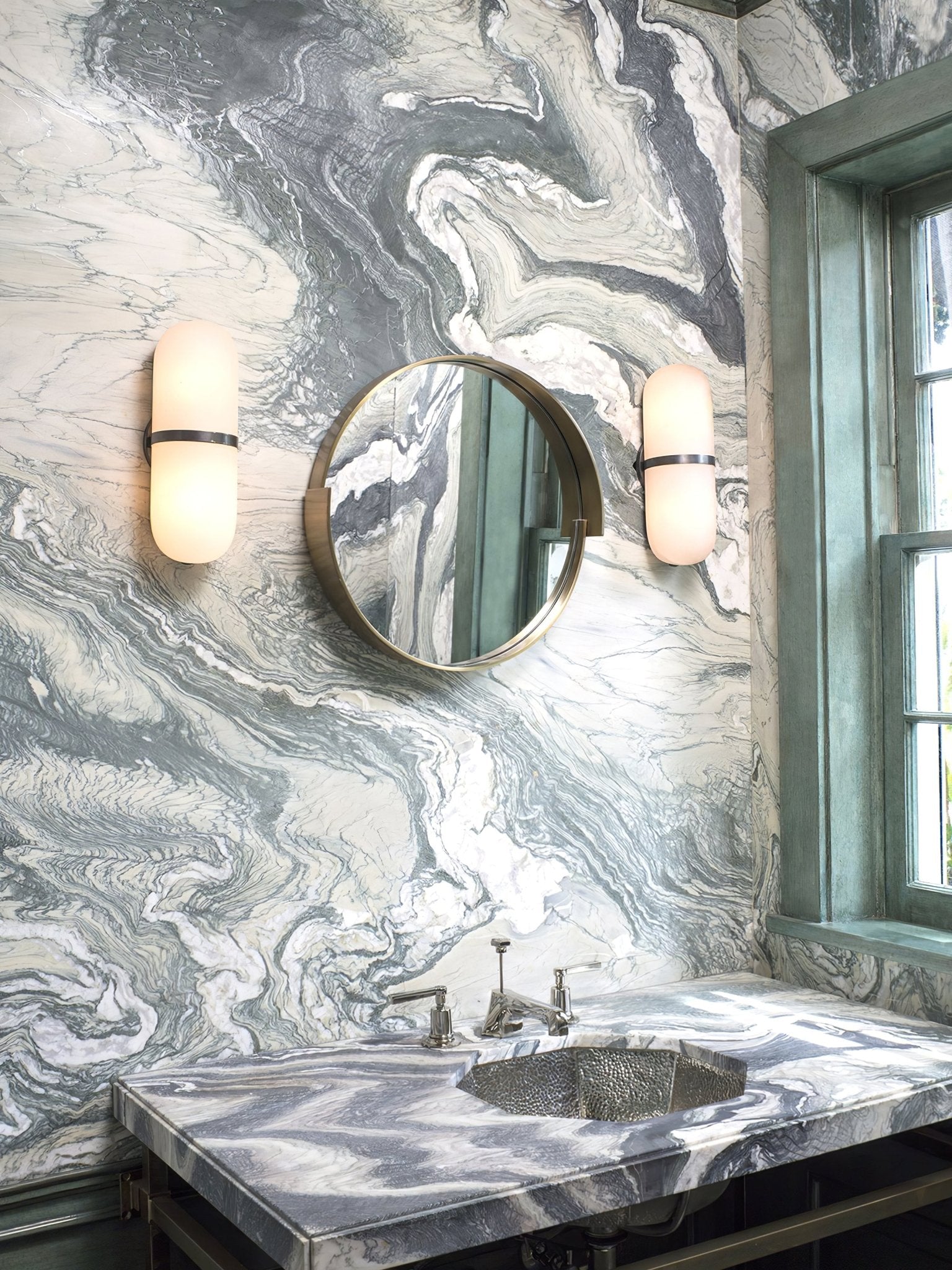 Ostruvyd Luxury Pill Alabaster Wall Lamp - Letslighting