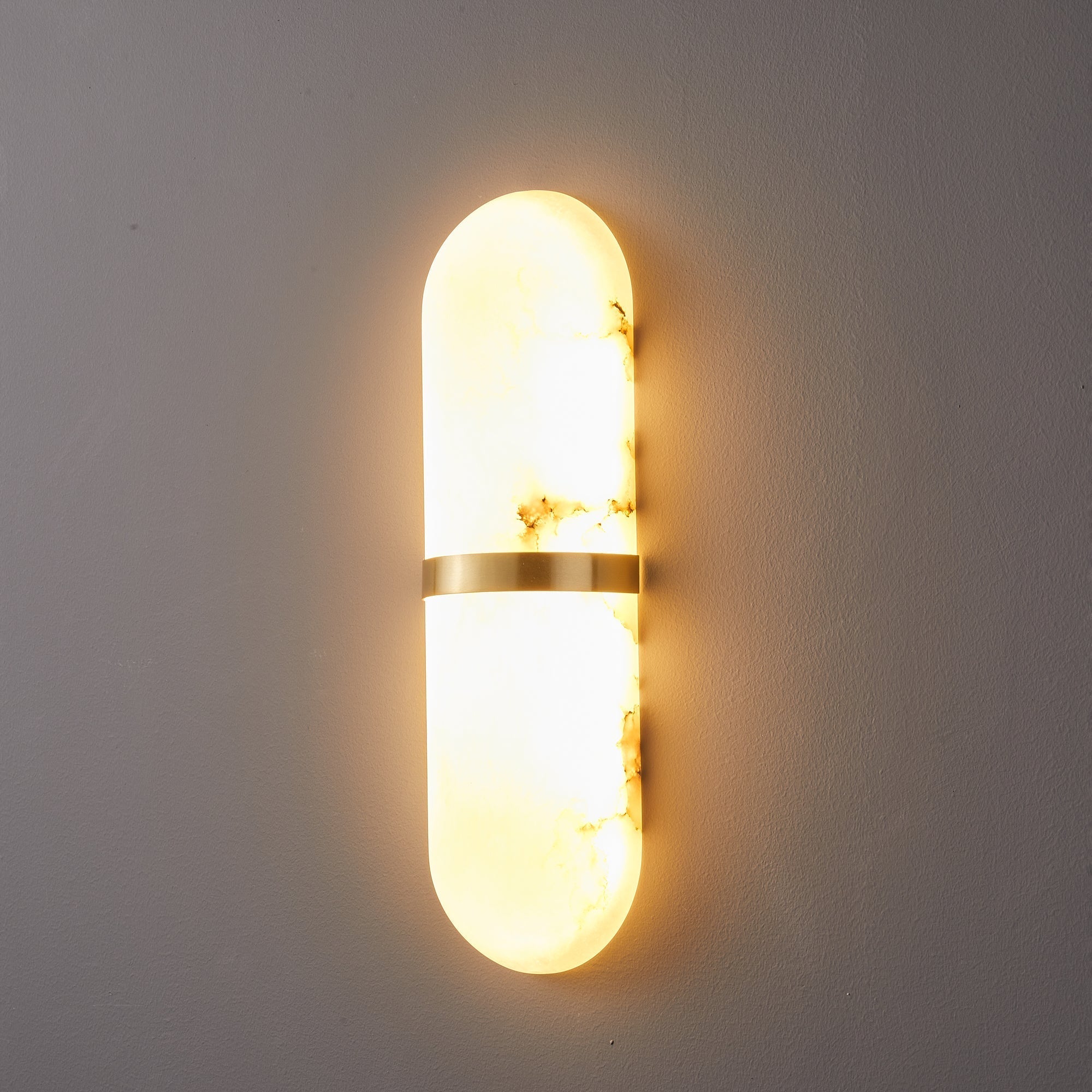 Ostruvyd Luxury Pill Alabaster Wall Lamp - Letslighting