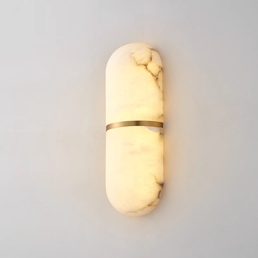 Ostruvyd Luxury Pill Alabaster Wall Lamp - Letslighting