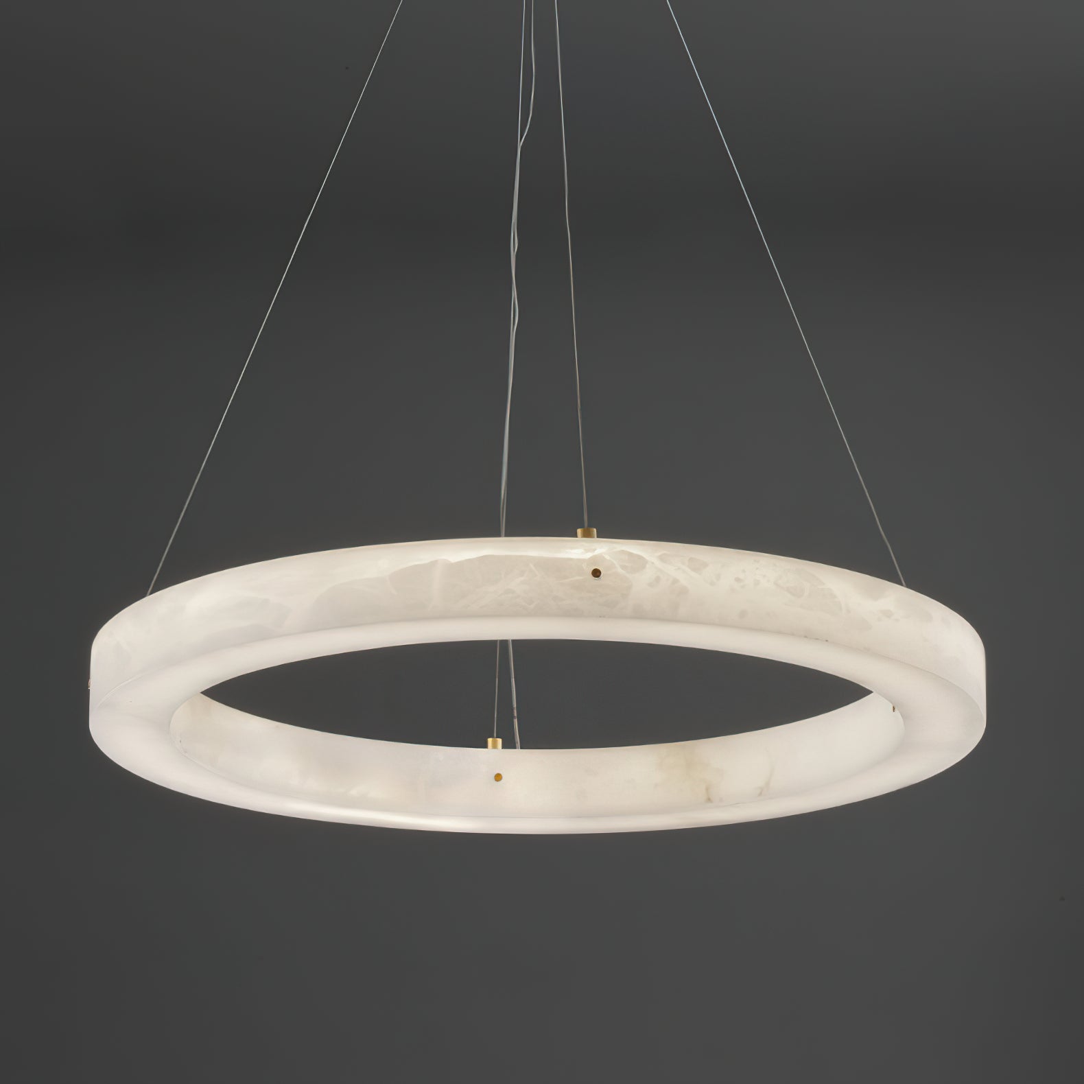 Plotuvyn Luxury Ring Alabaster Chandelier - Letslighting