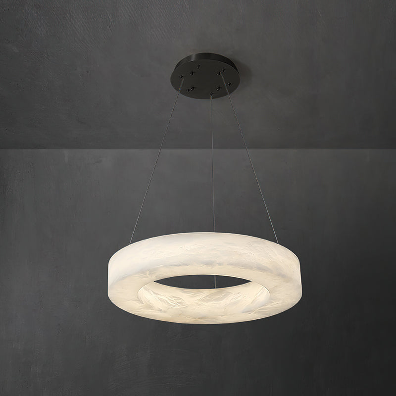 Plotuvyn Luxury Ring Alabaster Chandelier - Letslighting