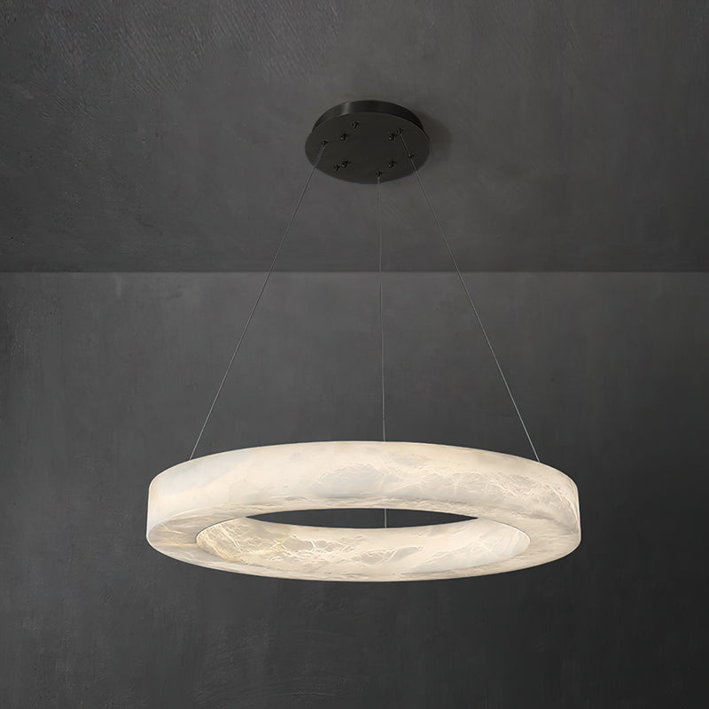 Plotuvyn Luxury Ring Alabaster Chandelier - Letslighting