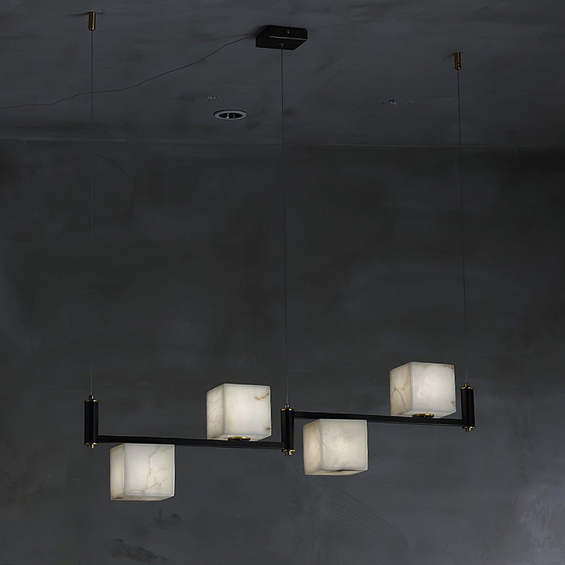 Ostruvye Individual Creativity Box Alabaster Chandelier - Letslighting