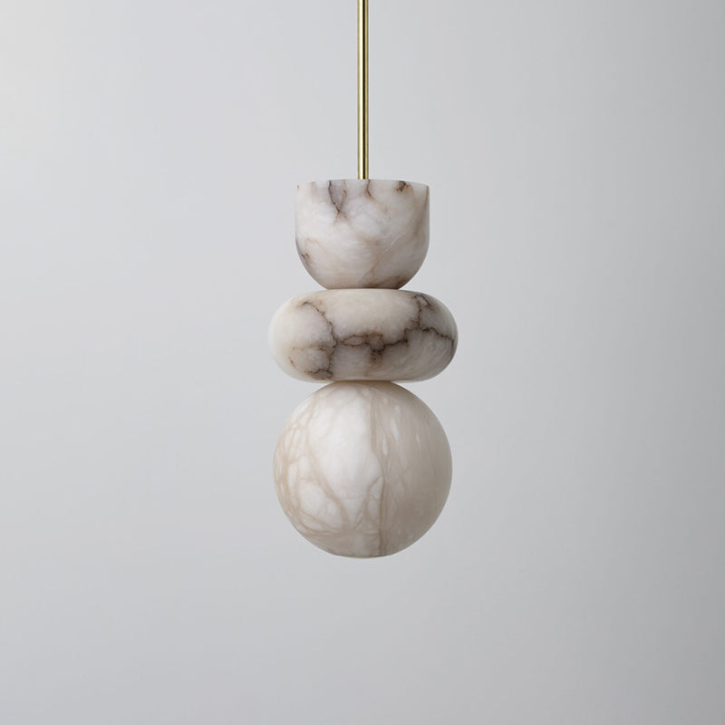 Irregular Shape Alabaster Pendant Light - Letslighting