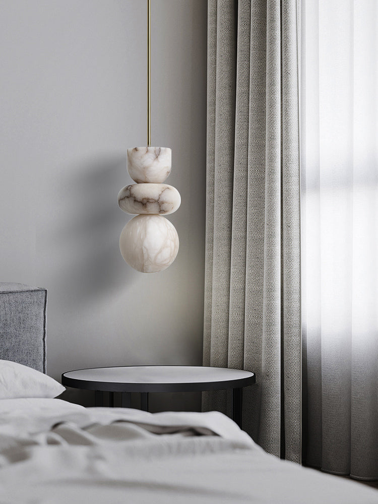 Irregular Shape Alabaster Pendant Light - Letslighting