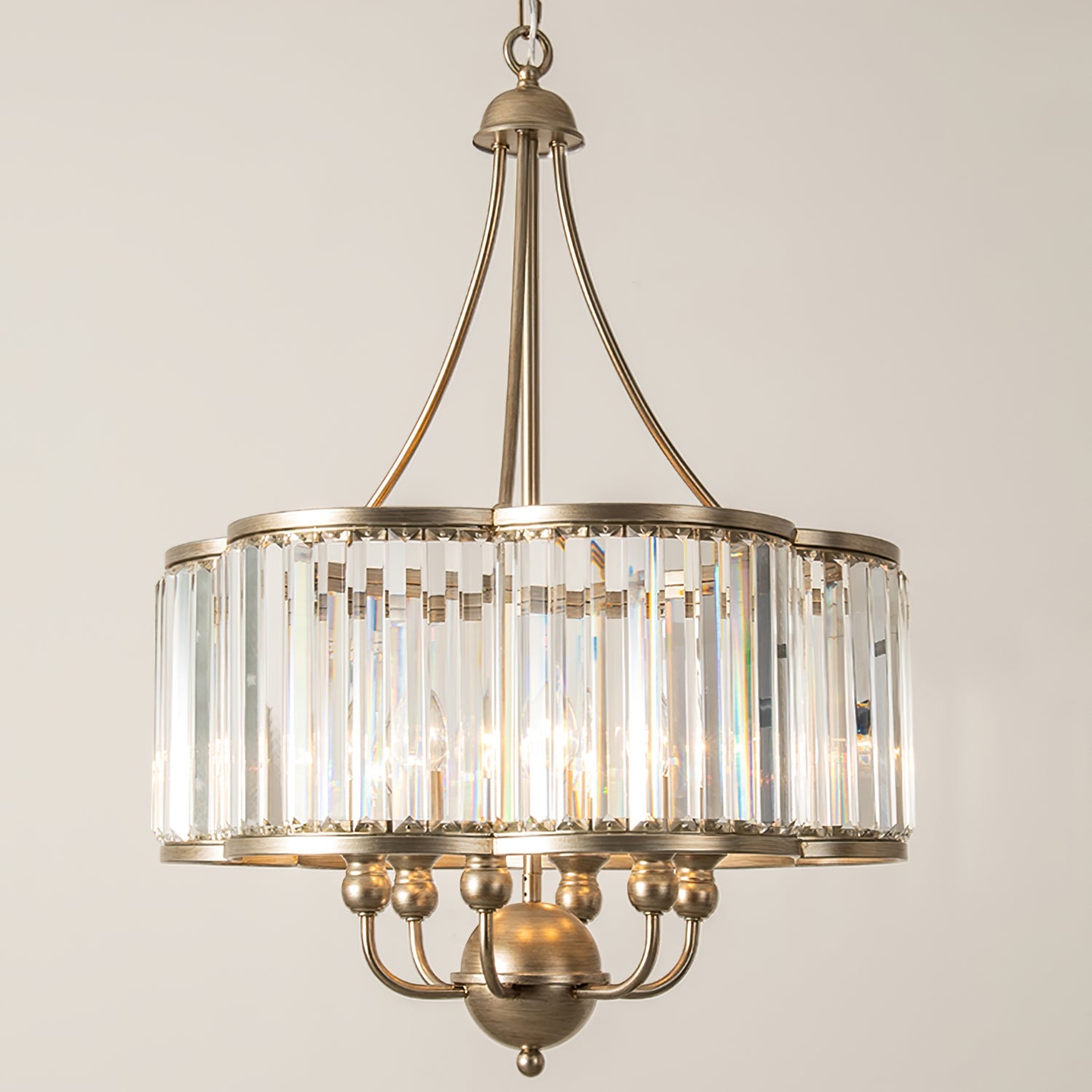 Alaisha Crystal Chandelier Elegant Lighting Fixture - Letslighting
