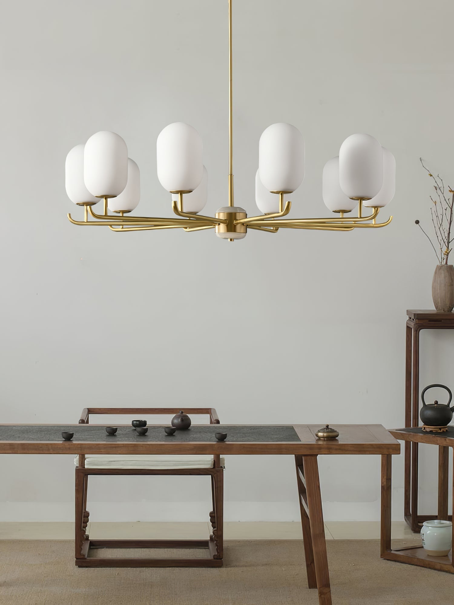 Sifuvyn Modern Geometric Glass Chandelier - Letslighting