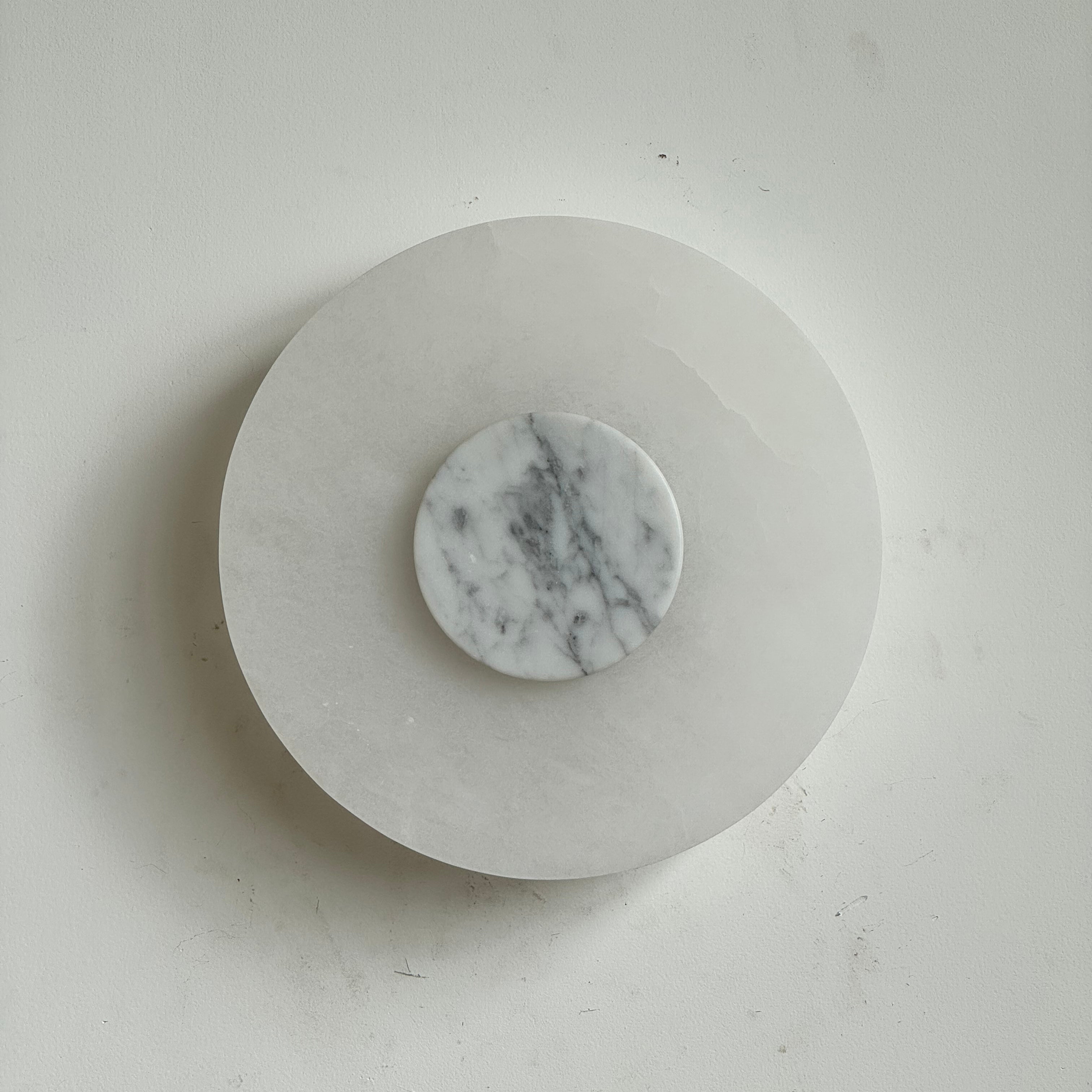 Rauduvyi Modern Minimalist Alabaster Wall Lamp - Letslighting