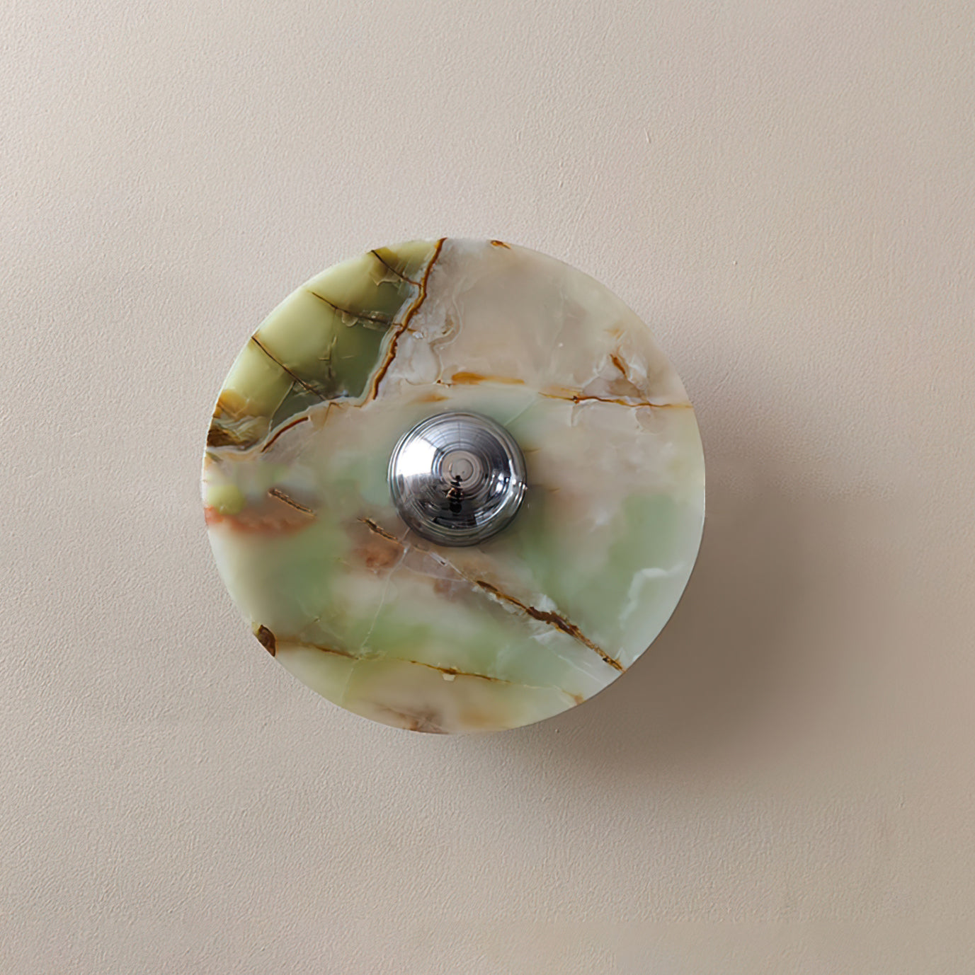 Alba Wall Lamp Green Marble Modern - Letslighting