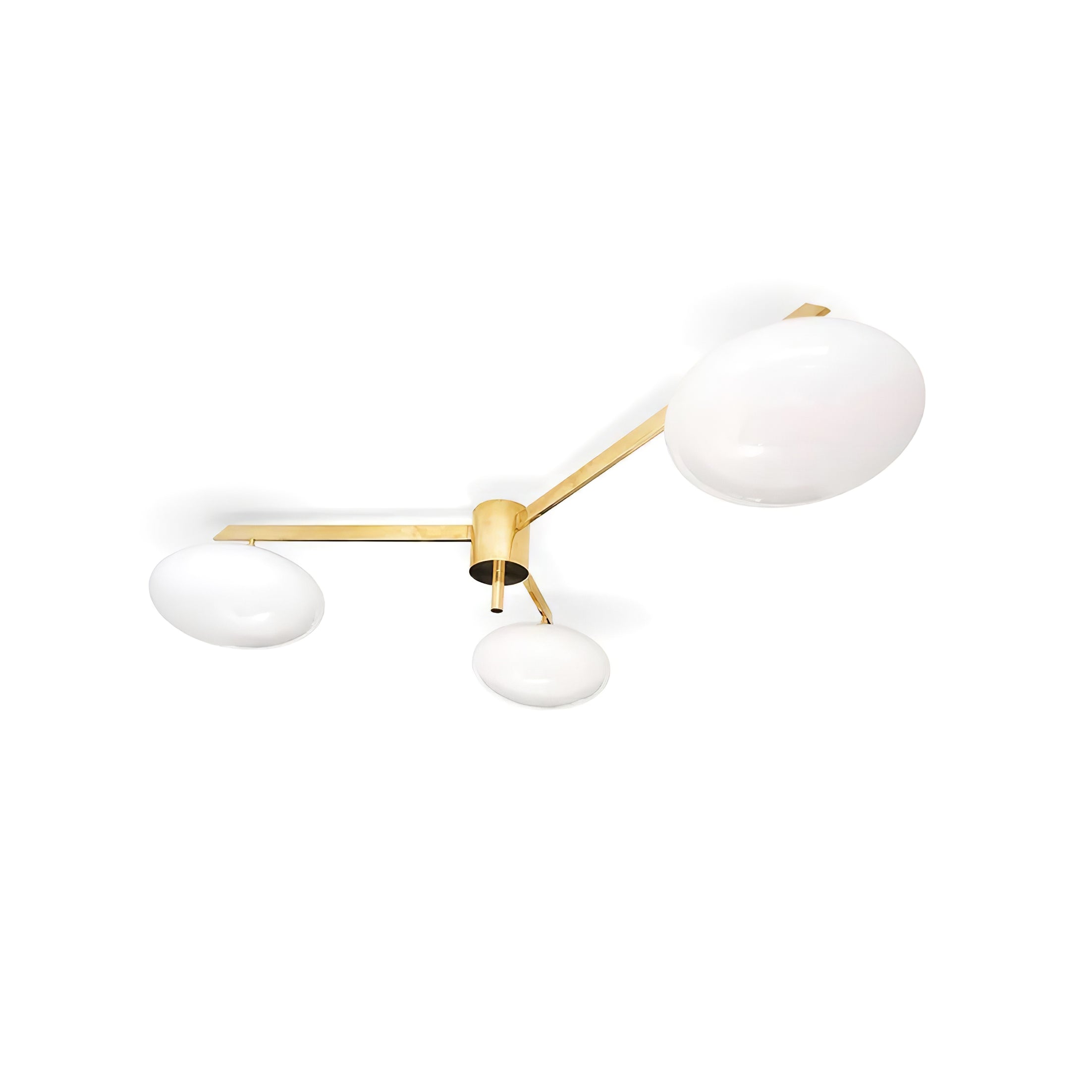 Alby Ceiling Lamp Modern Brass Flush Mount Light - Letslighting