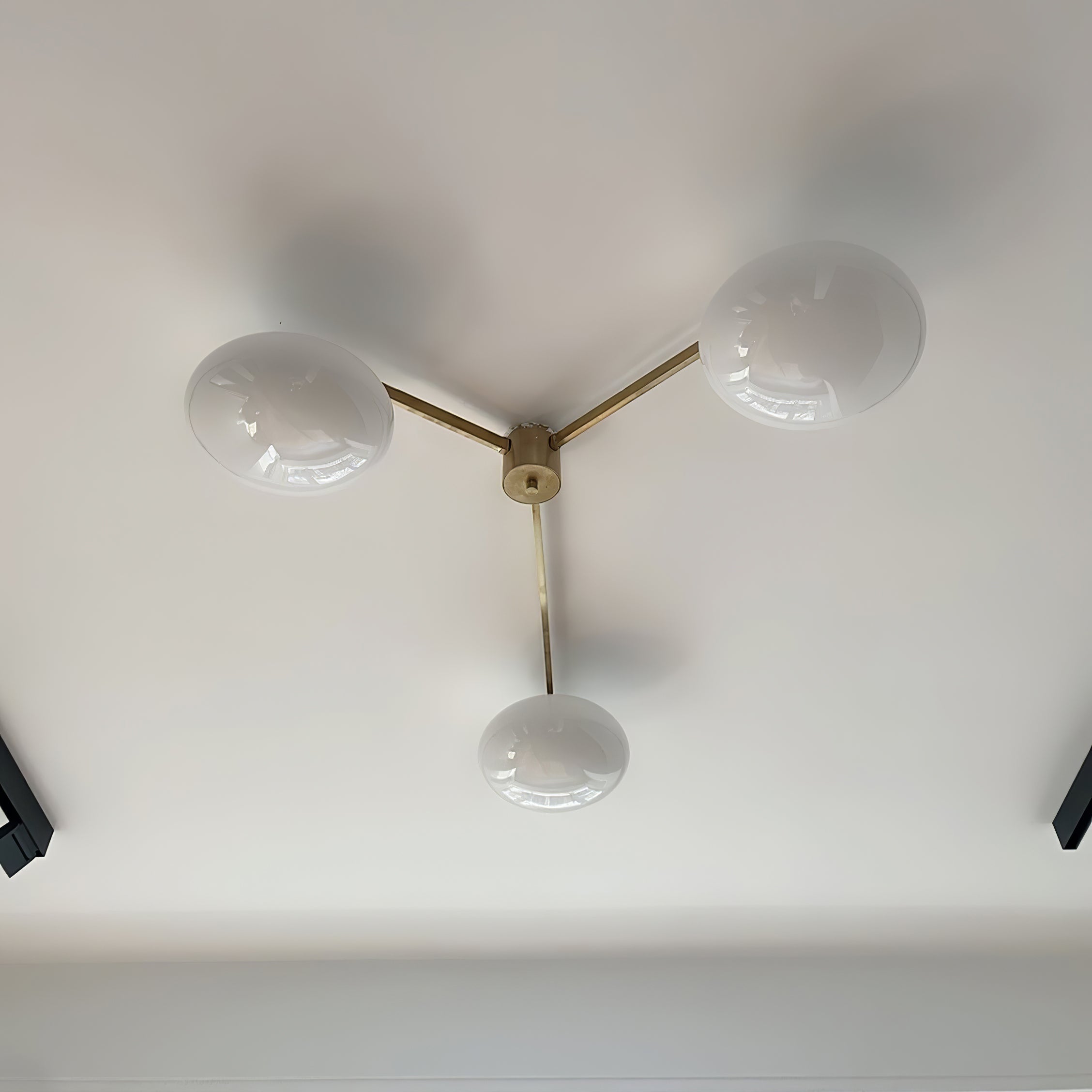 Alby Ceiling Lamp Modern Brass Flush Mount Light - Letslighting
