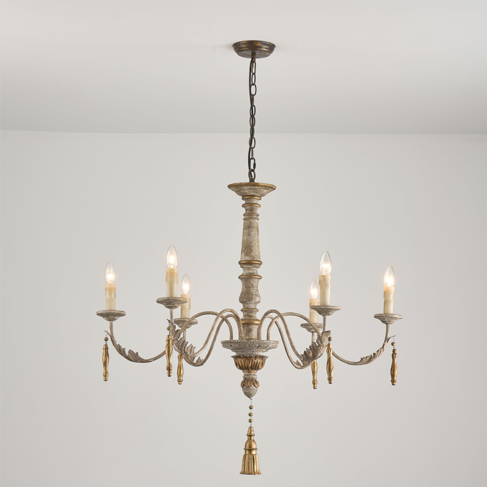 Alda Chandelier Vintage Candle Style - Letslighting