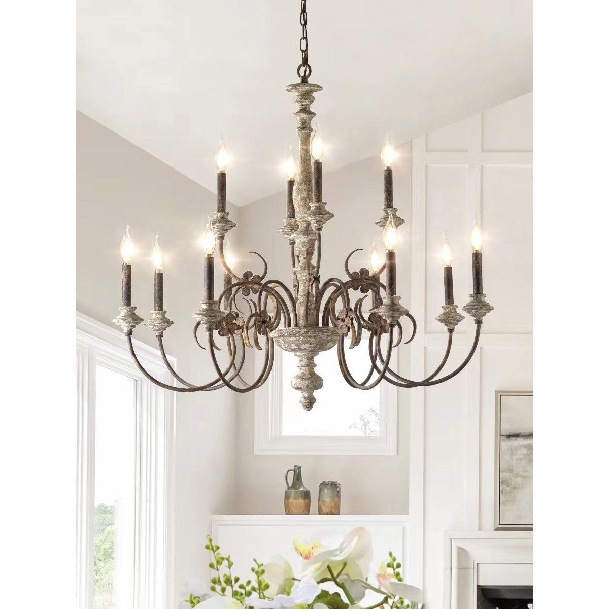 Waegnuvyn Traditional Candle Chandelier - Letslighting