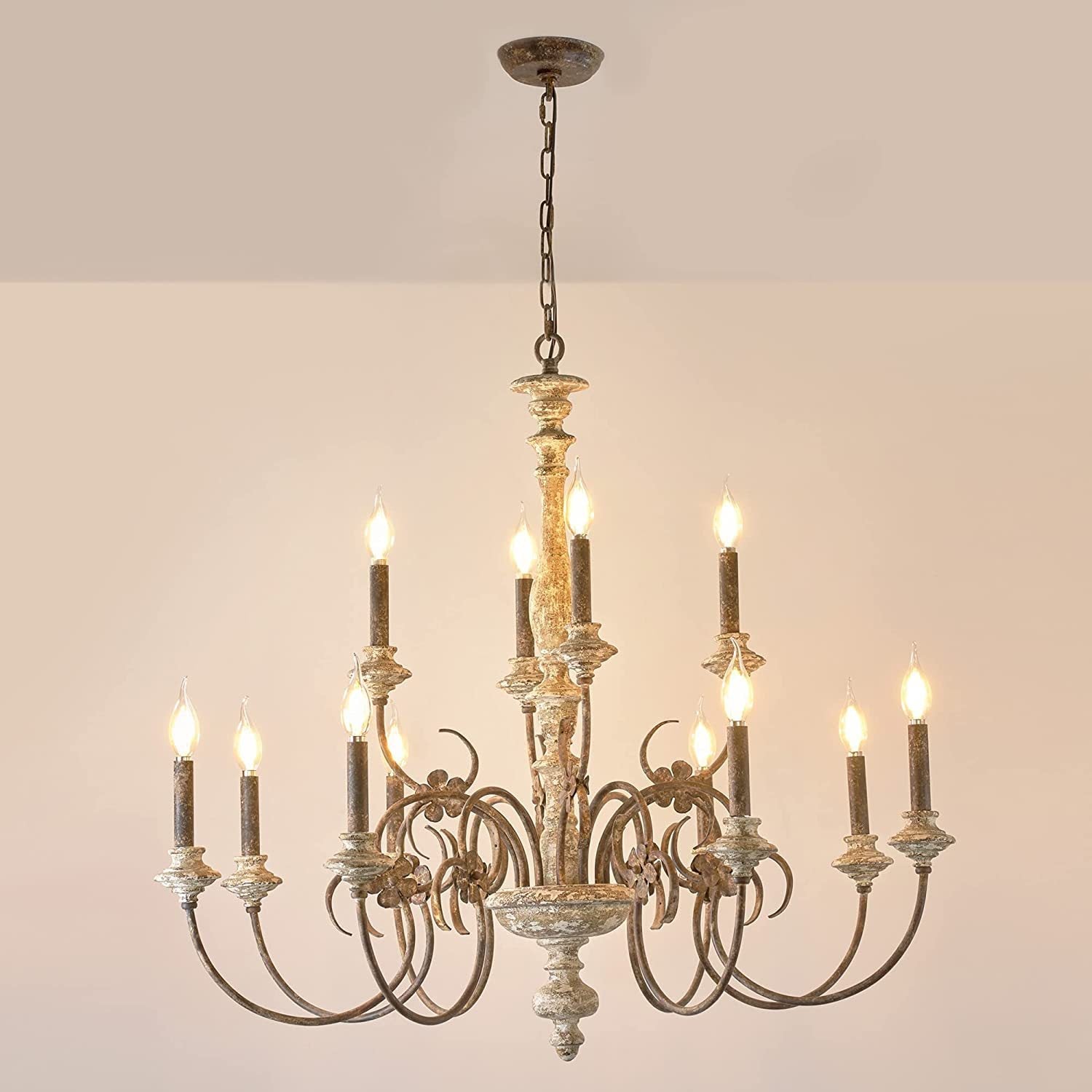 Waegnuvyn Traditional Candle Chandelier - Letslighting