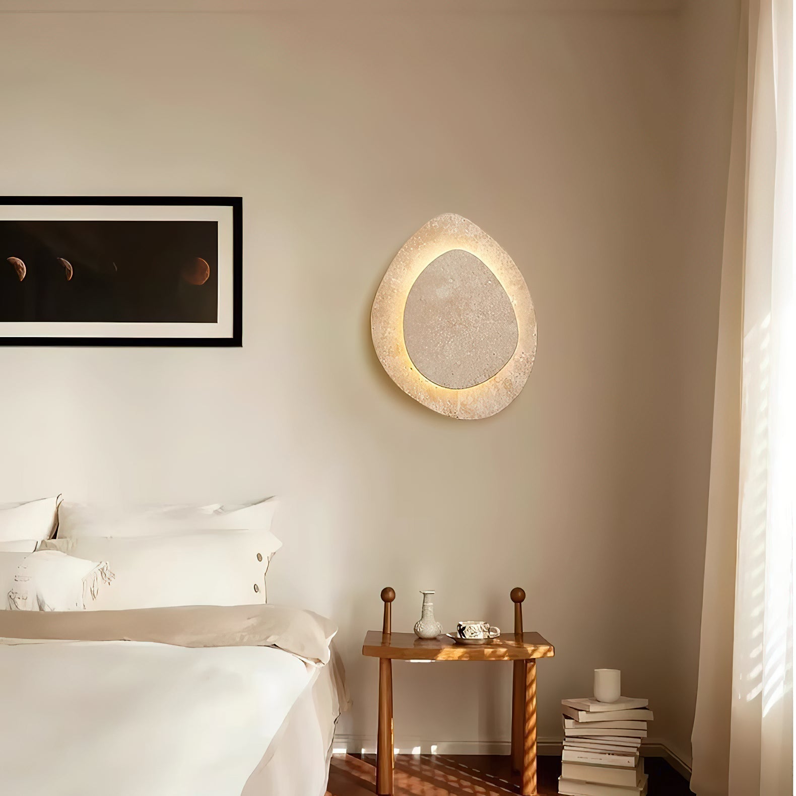 Ritta Individual Creativity Travertine Wall Lamp - Letslighting