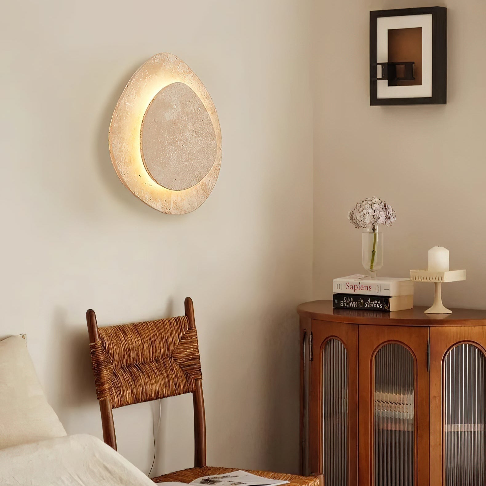 Ritta Individual Creativity Travertine Wall Lamp - Letslighting