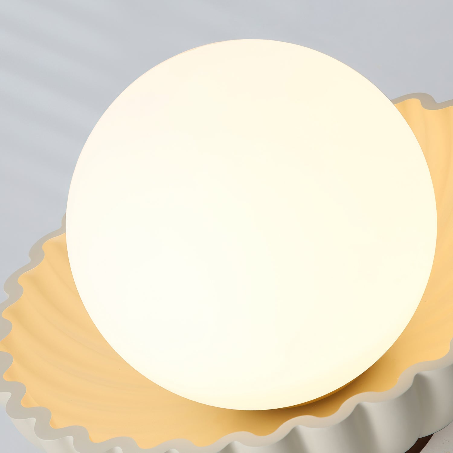 Scallop Glow Flush Mount Ceiling Light - Letslighting