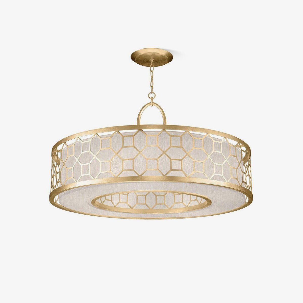 Arshaor Premium Elegance Round Copper Glass Pendant light - Letslighting