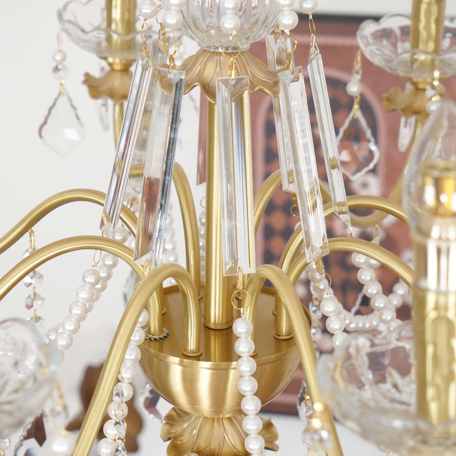 Allegri Crystal Chandelier Classic Gold Luxury - Letslighting