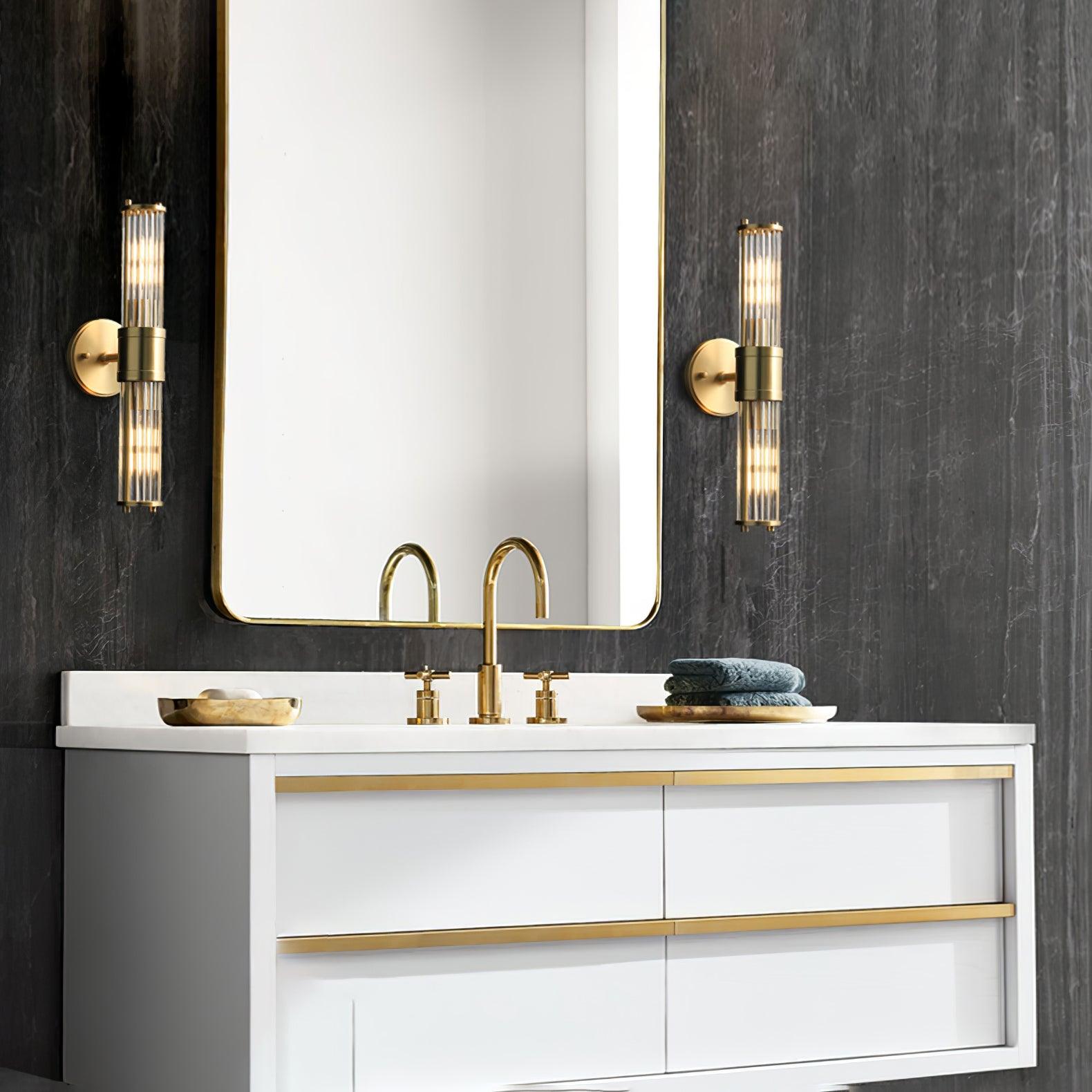 Vevenisra Nordic Art Cylinder Glass Wall Light - Letslighting