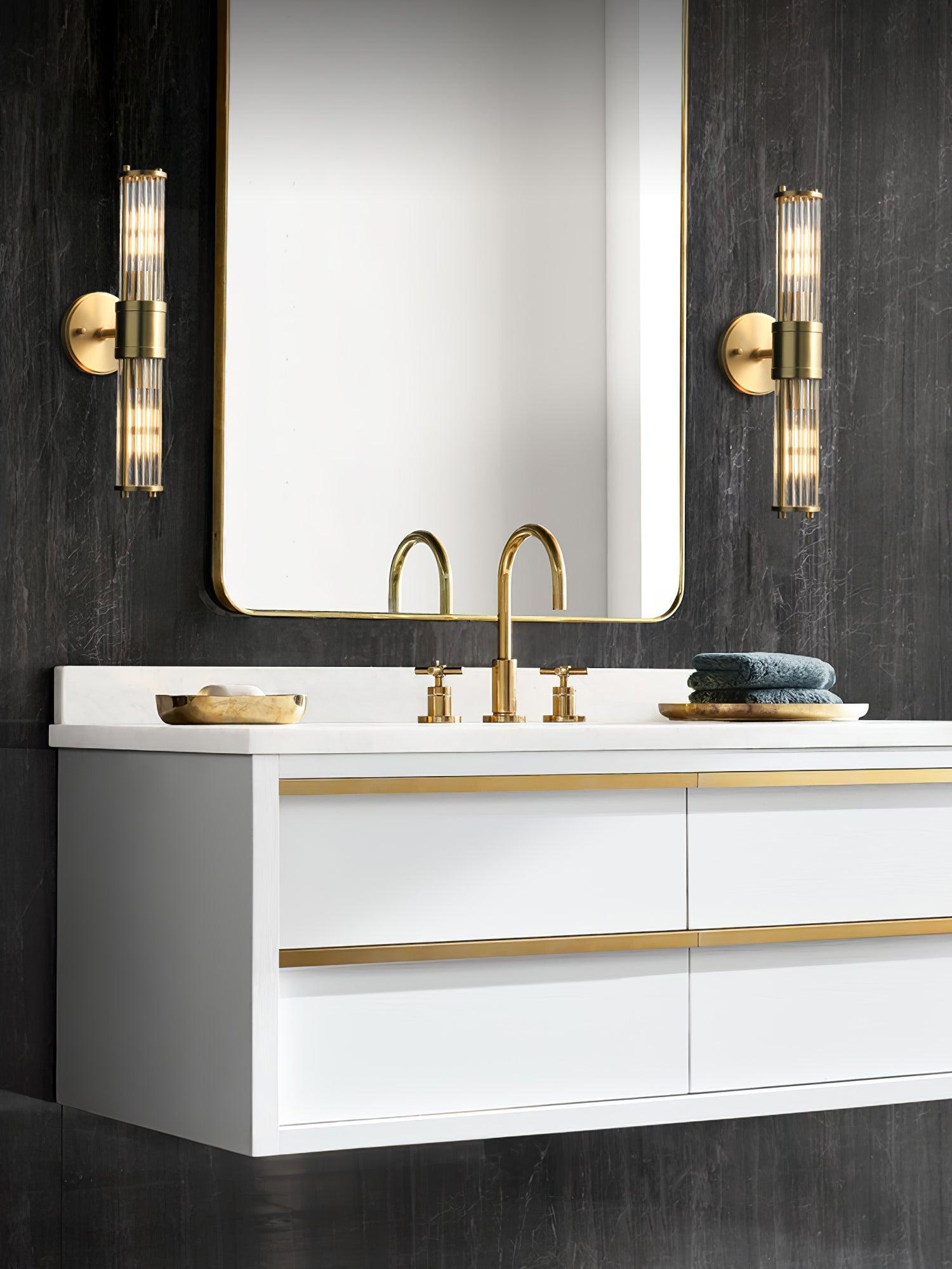 Vevenisra Nordic Art Cylinder Glass Wall Light - Letslighting