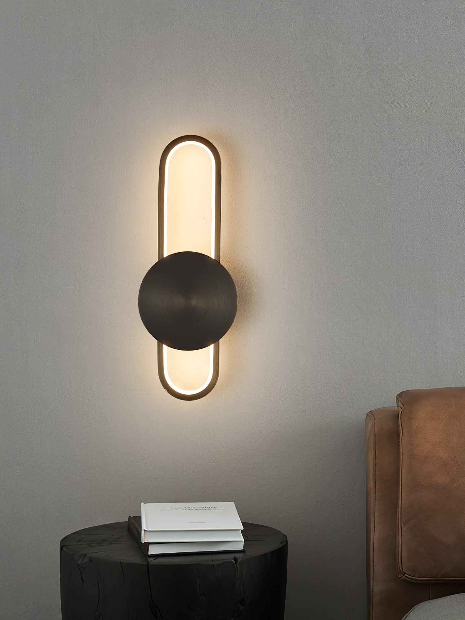 Fable Modern Minimalist Brass Wall Lamp - Letslighting