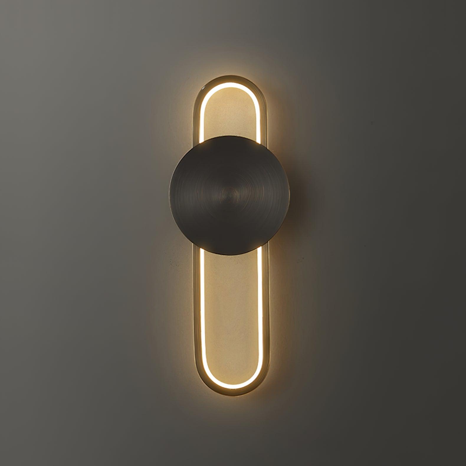Fable Modern Minimalist Brass Wall Lamp - Letslighting