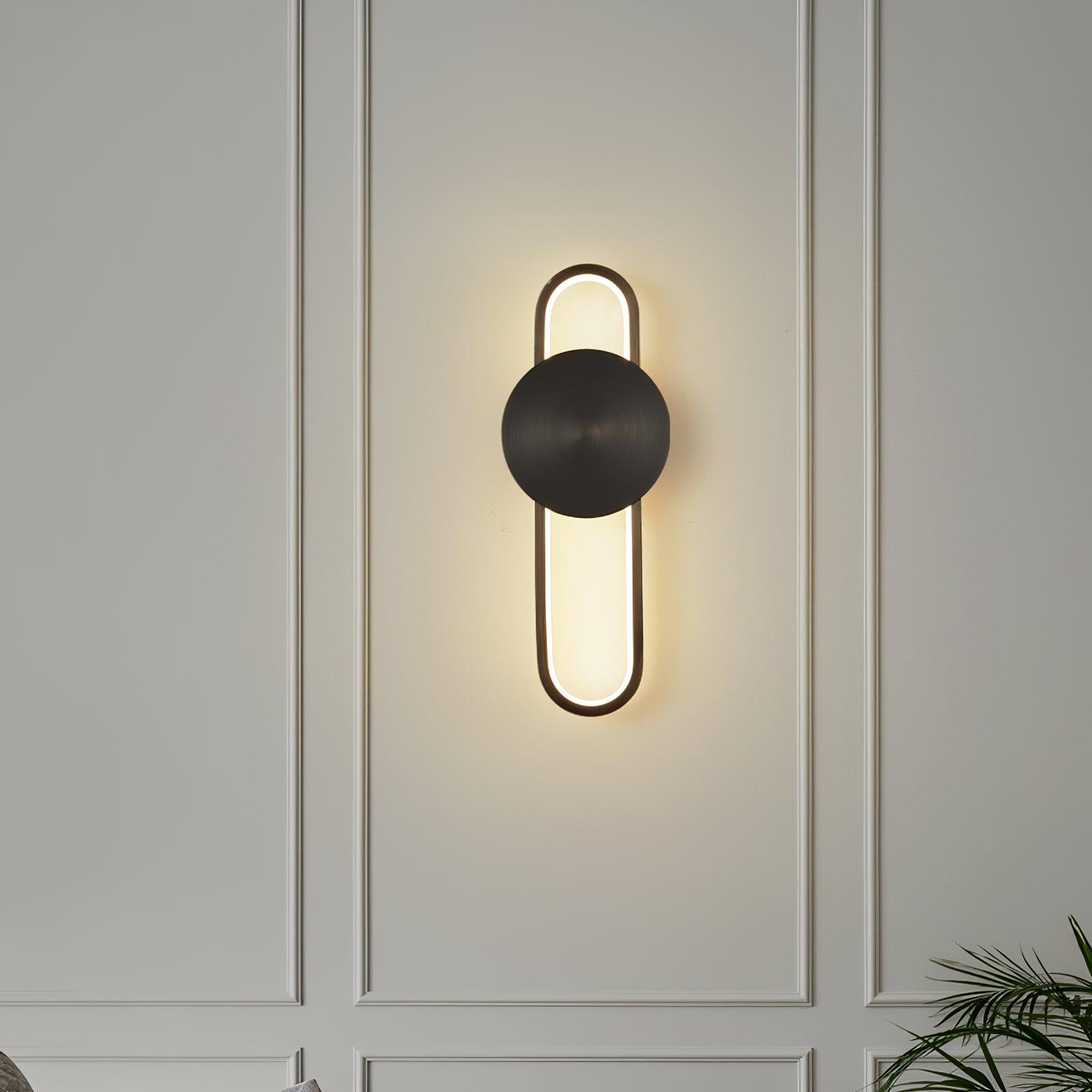 Fable Modern Minimalist Brass Wall Lamp - Letslighting