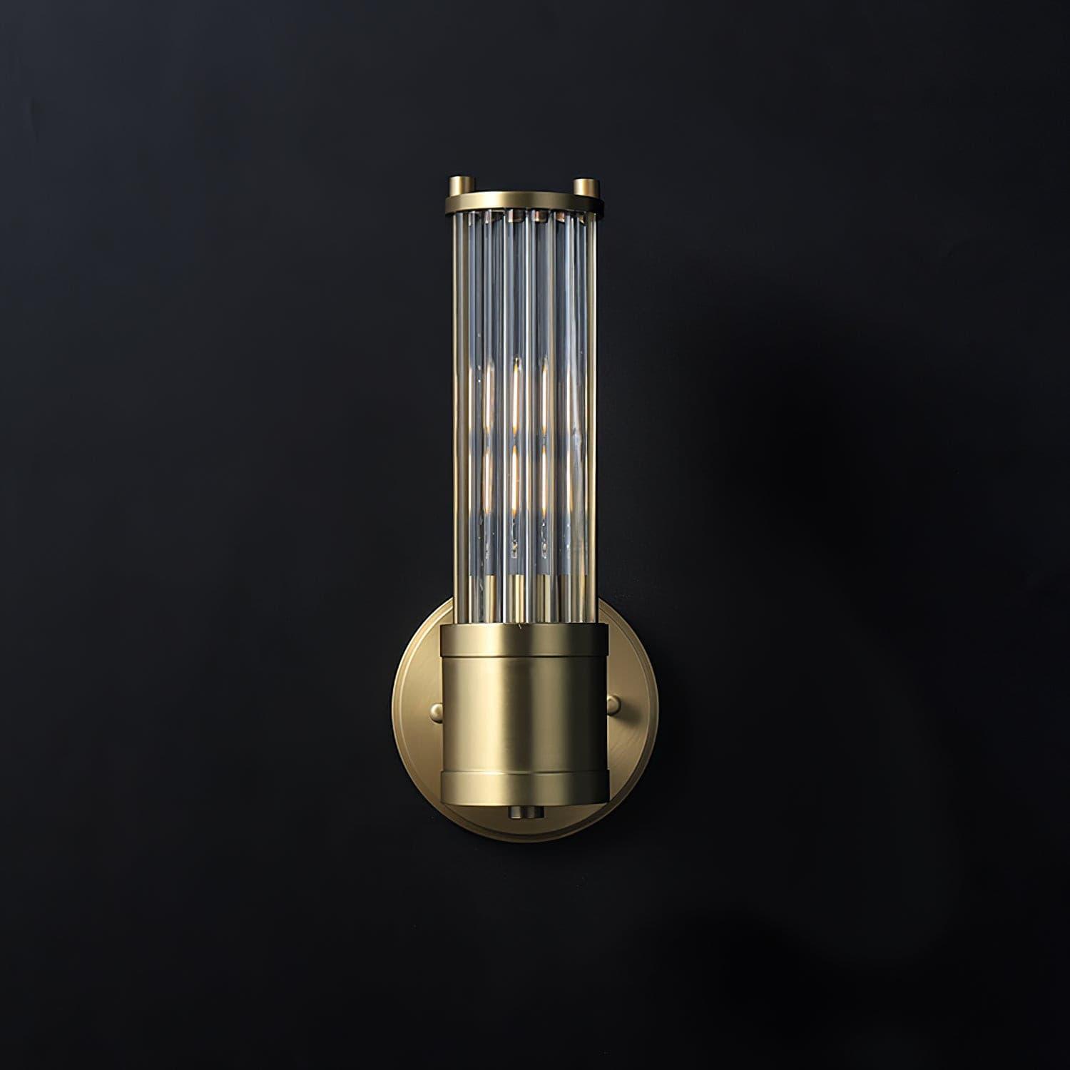 Vevenisra Nordic Art Cylinder Glass Wall Light - Letslighting