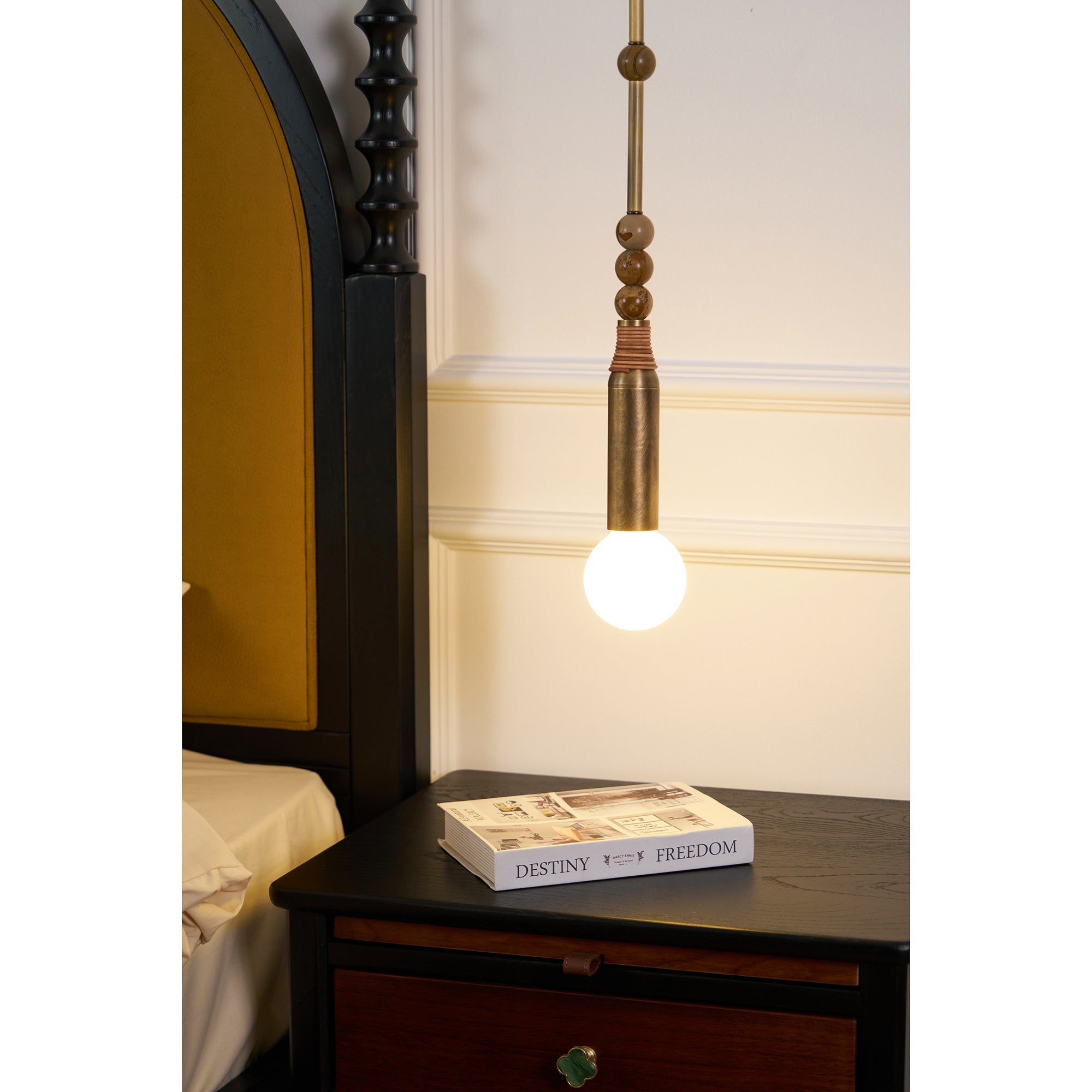 Alvuvyn Modern Minimalist Marble Pendant Light - Letslighting