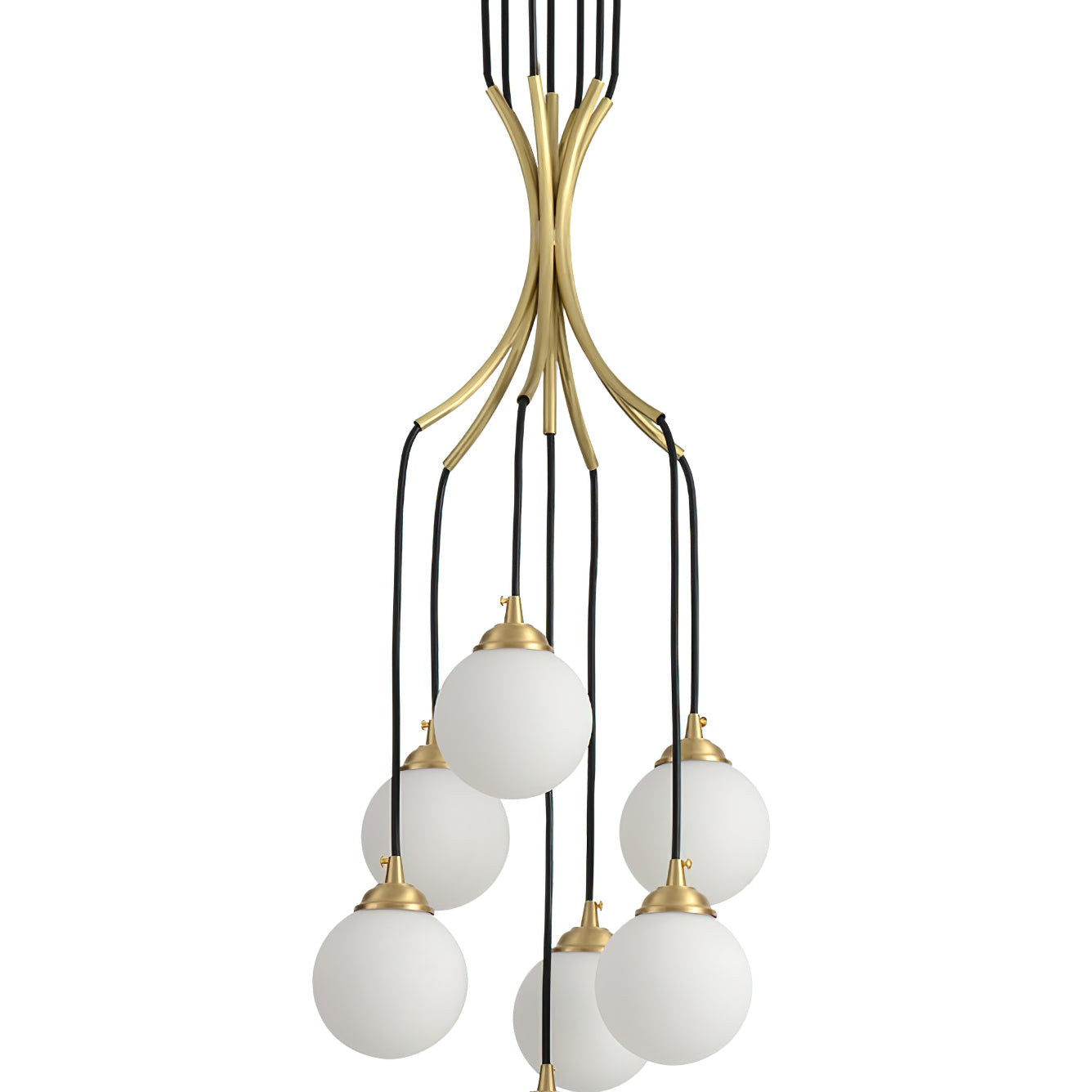 Zoruvyi Modern Minimalist Ball Drop Glass Chandelier - Letslighting