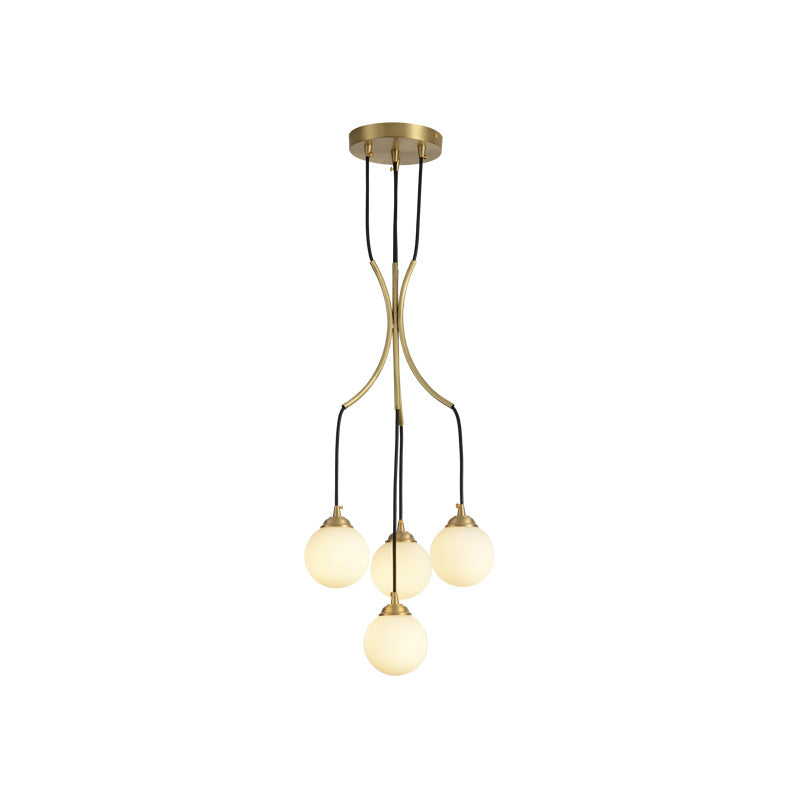 Zoruvyi Modern Minimalist Ball Drop Glass Chandelier - Letslighting
