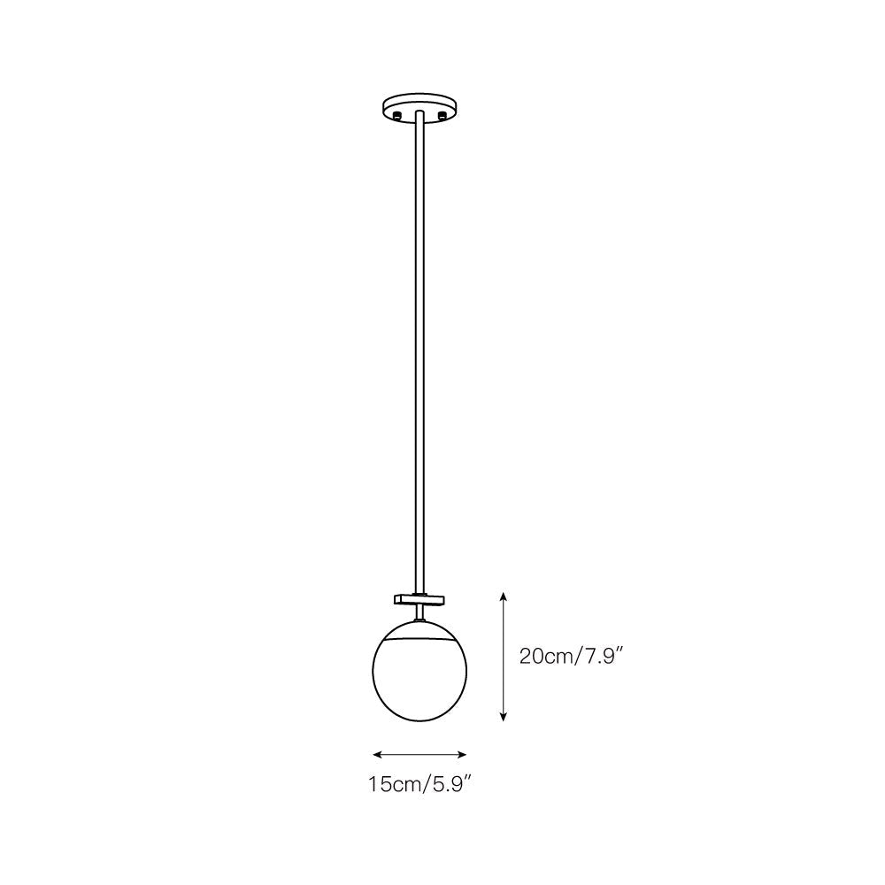 Ornuvyn Modern Minimalist Glass Chandelier - Letslighting