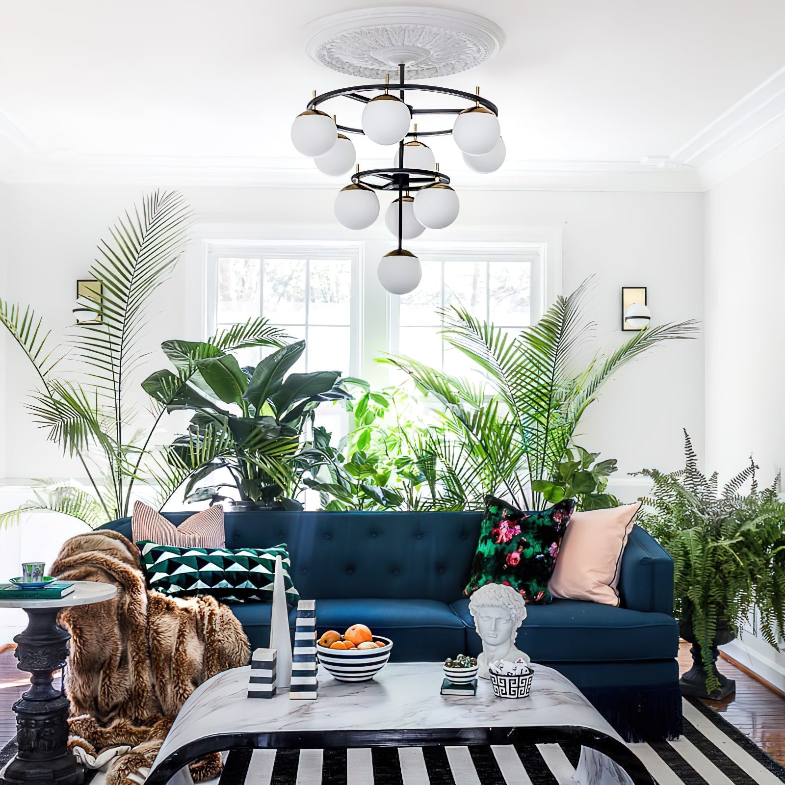 Ornuvyn Modern Minimalist Glass Chandelier - Letslighting