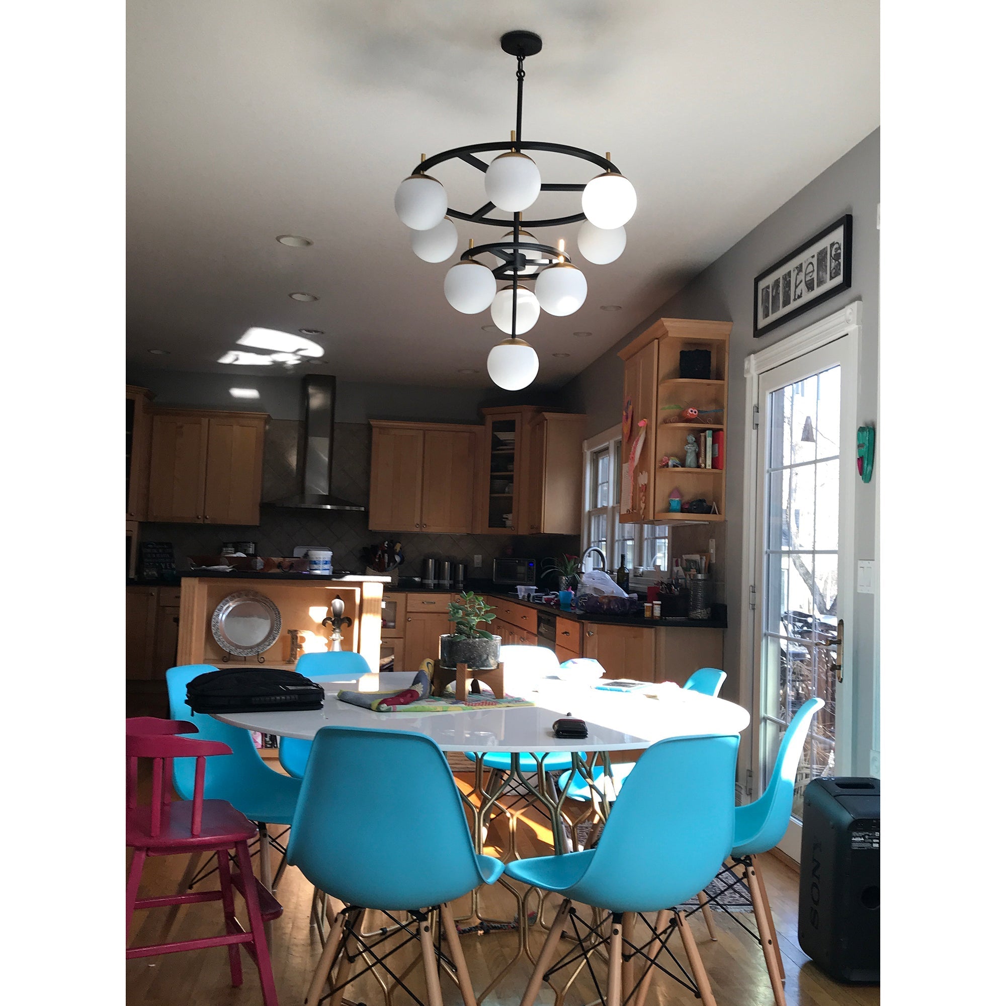 Ornuvyn Modern Minimalist Glass Chandelier - Letslighting