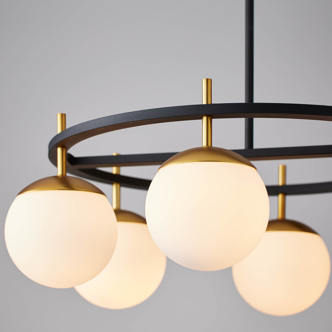 Ornuvyn Modern Minimalist Glass Chandelier - Letslighting