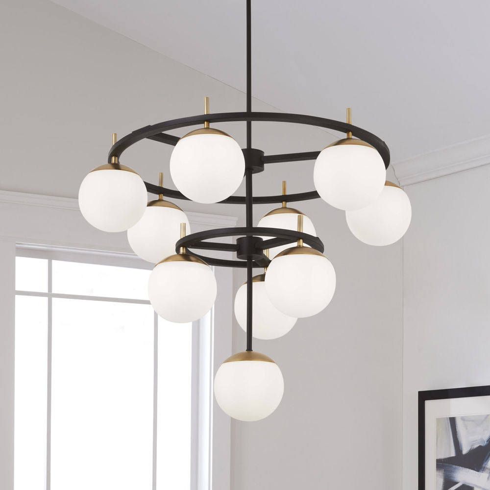 Ornuvyn Modern Minimalist Glass Chandelier - Letslighting