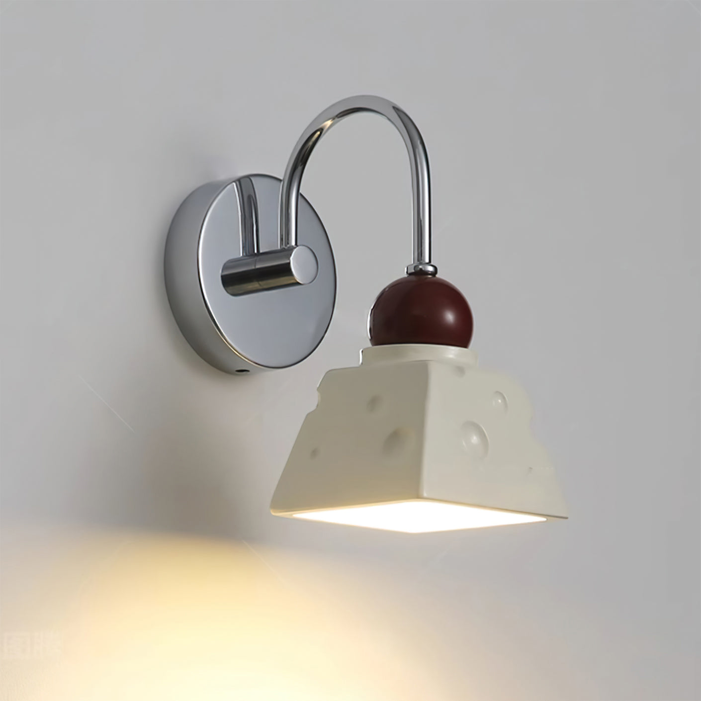 Alma Wall Light Ceramic Cheese Modern - Letslighting