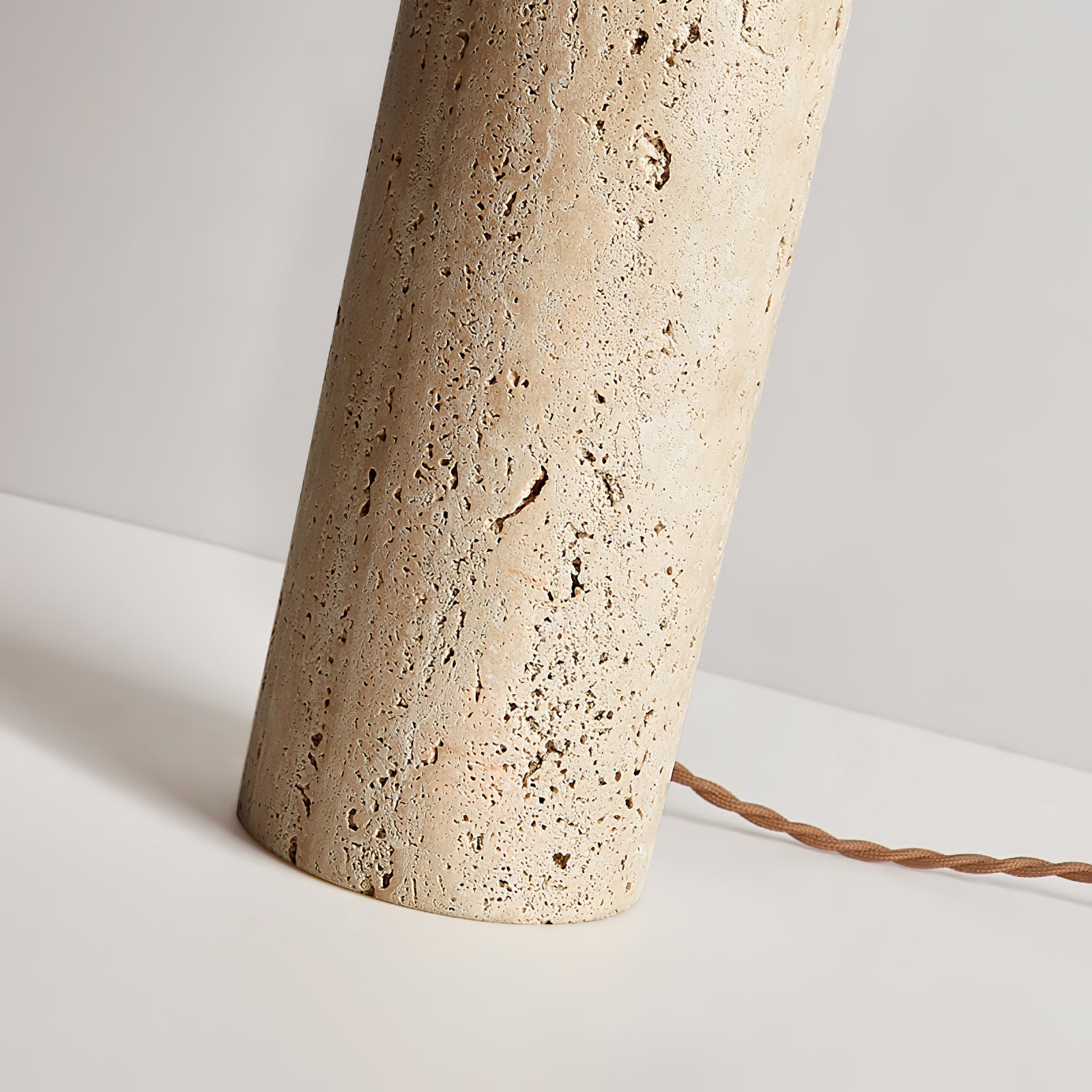 Alto Modern Travertine Table Light