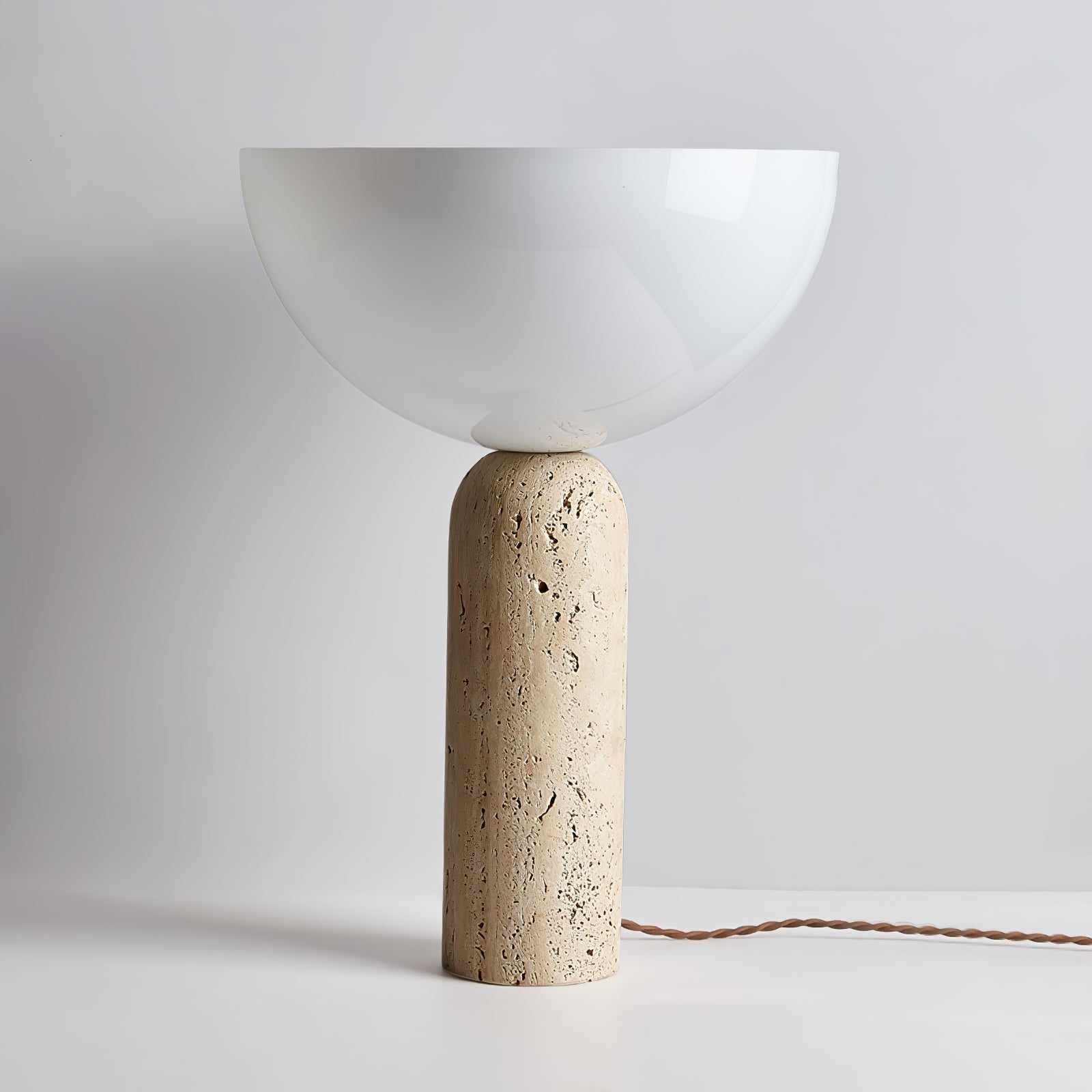 Alto Modern Travertine Table Light
