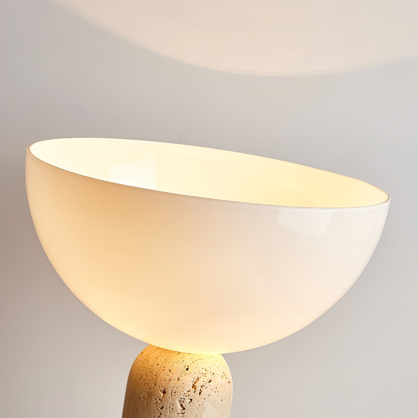Alto Modern Travertine Table Light