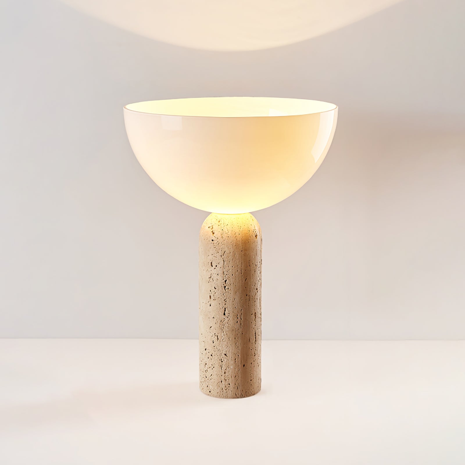 Alto Modern Travertine Table Light