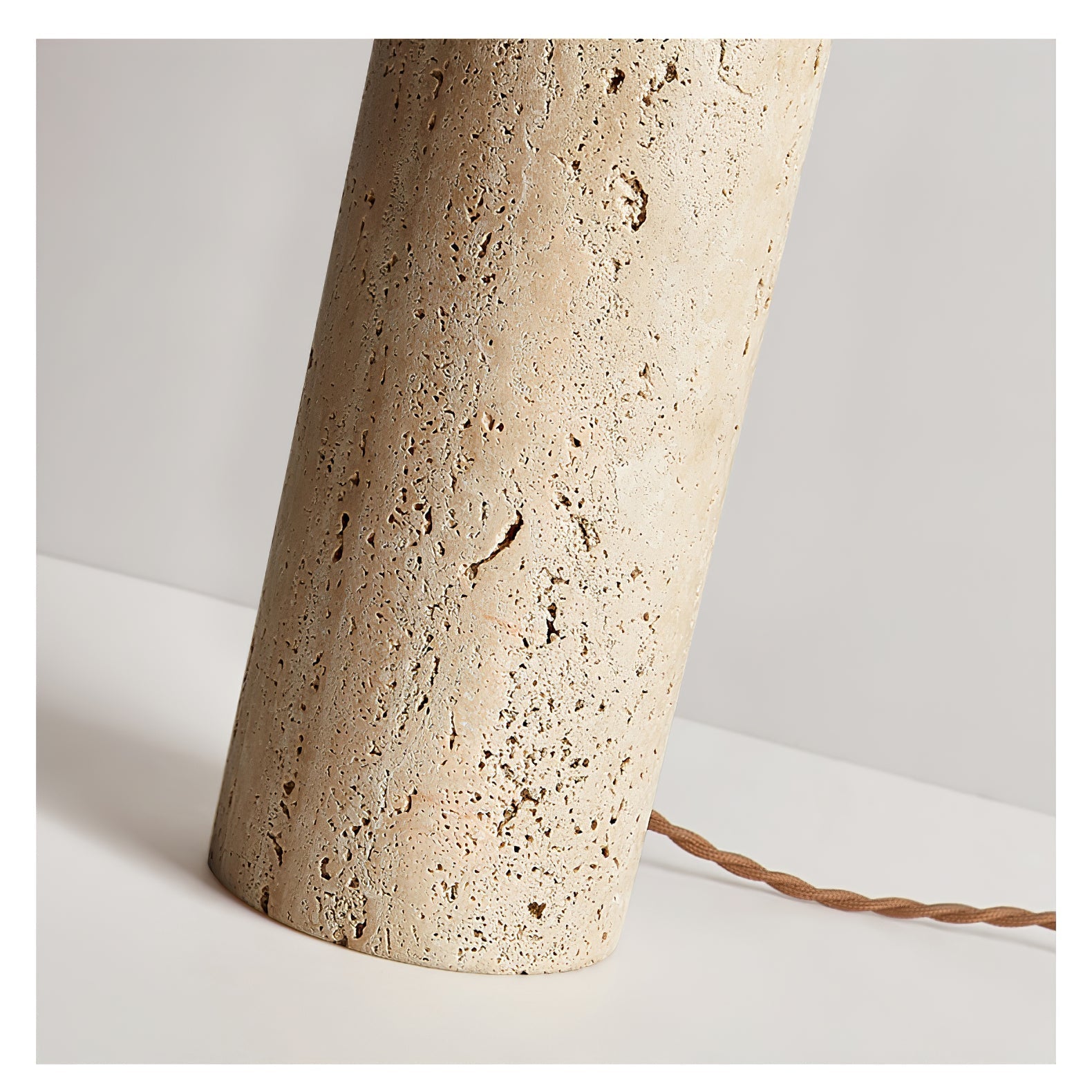 Alto Modern Travertine Table Light
