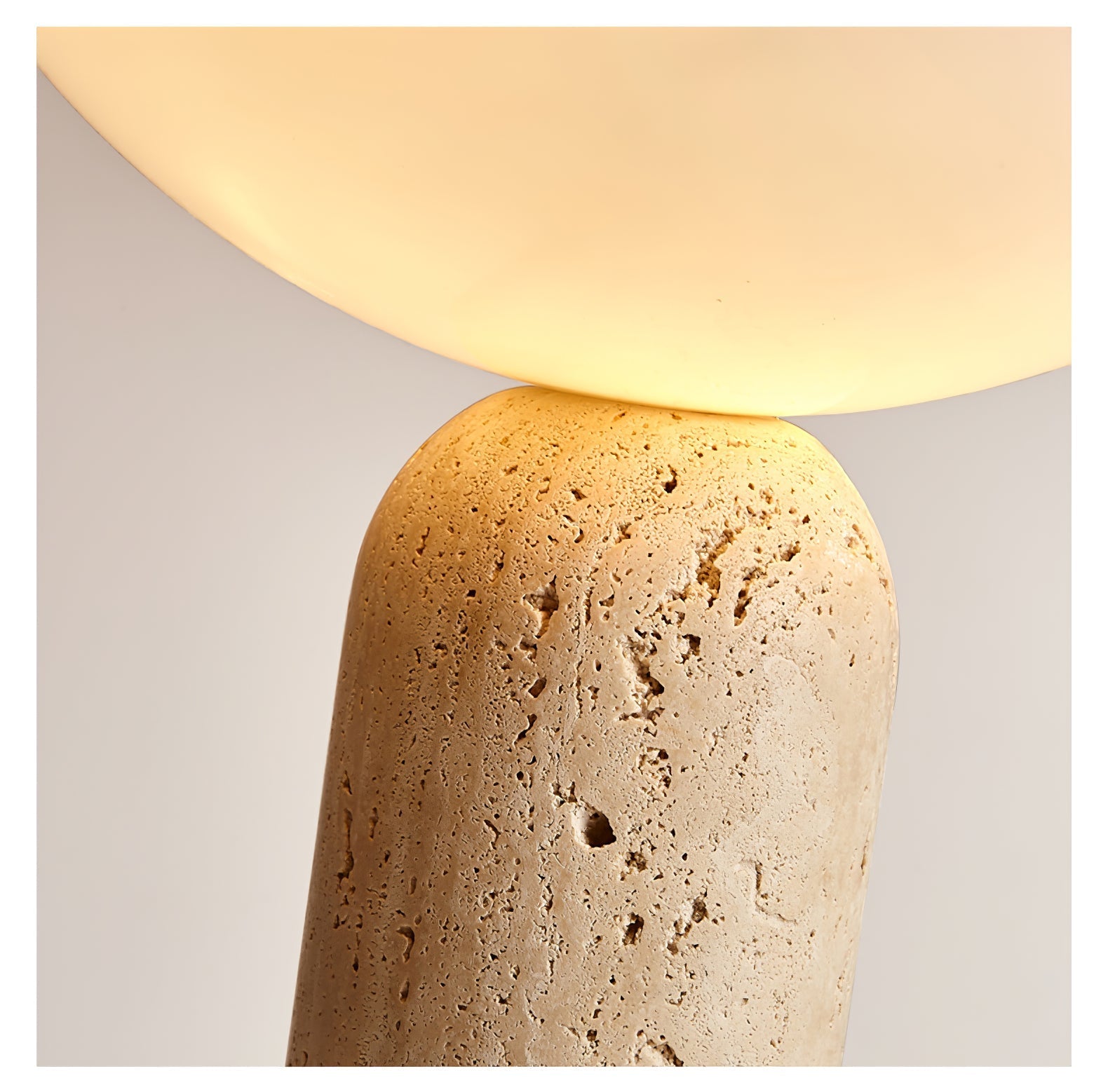 Alto Modern Travertine Table Light