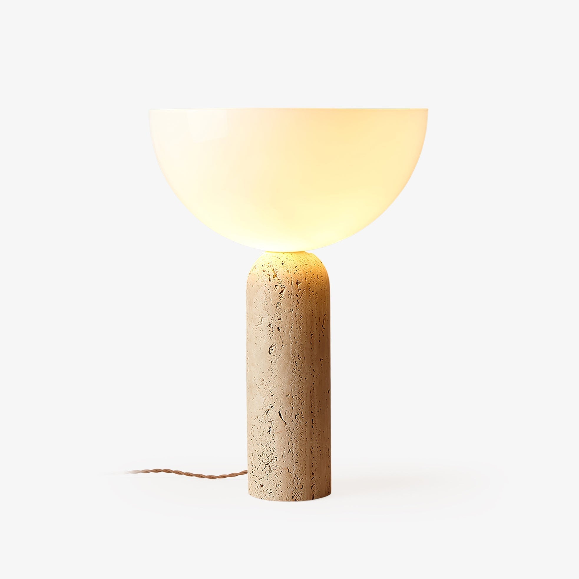 Alto Modern Travertine Table Light