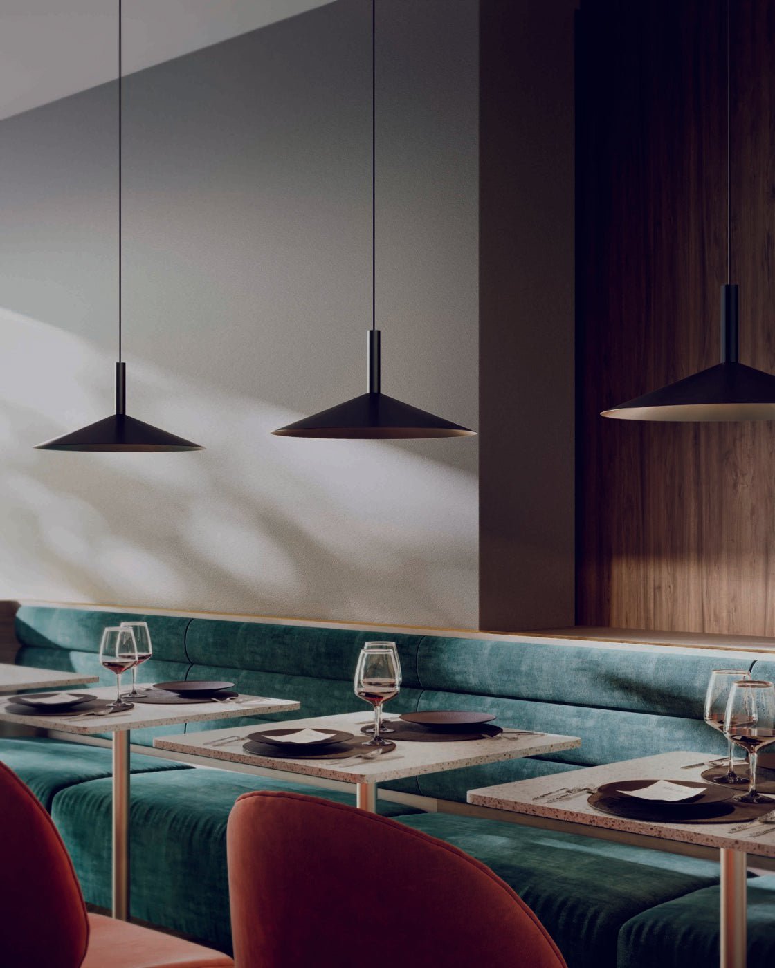 Vezoror Conical Pendant Light - Letslighting