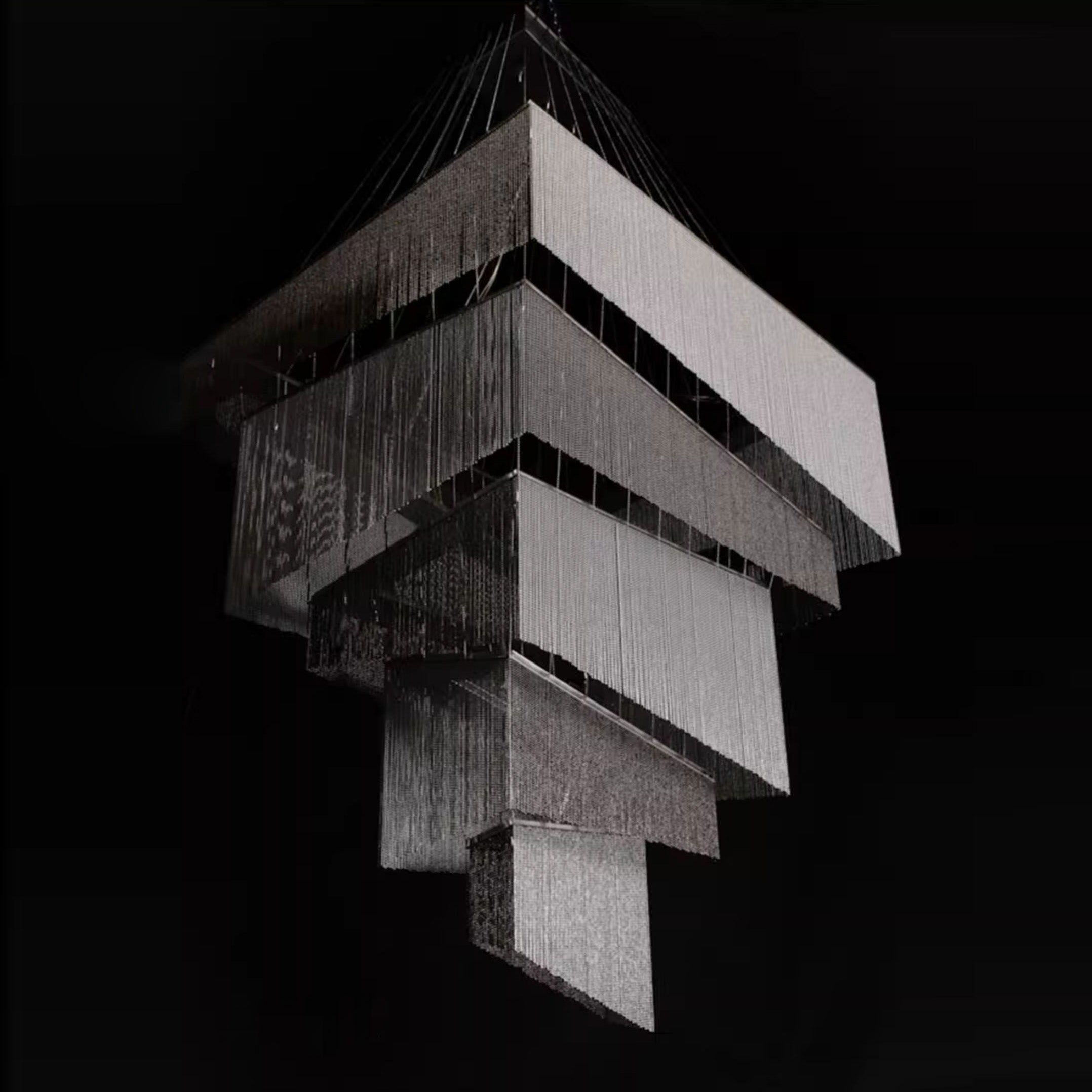 Caeluvyn Postmodern Chain Tassel Chandelier - Letslighting