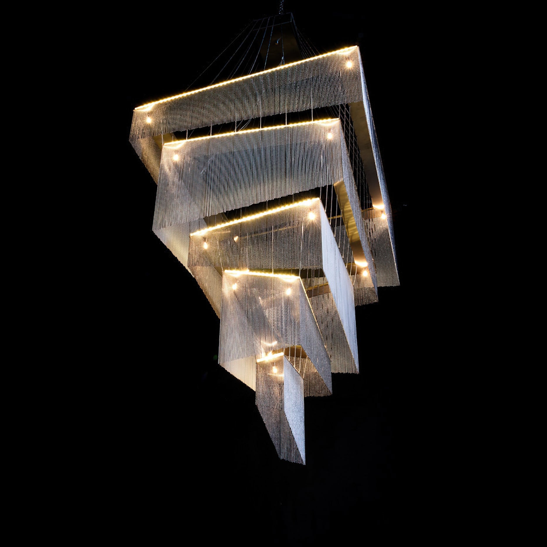 Caeluvyn Postmodern Chain Tassel Chandelier - Letslighting